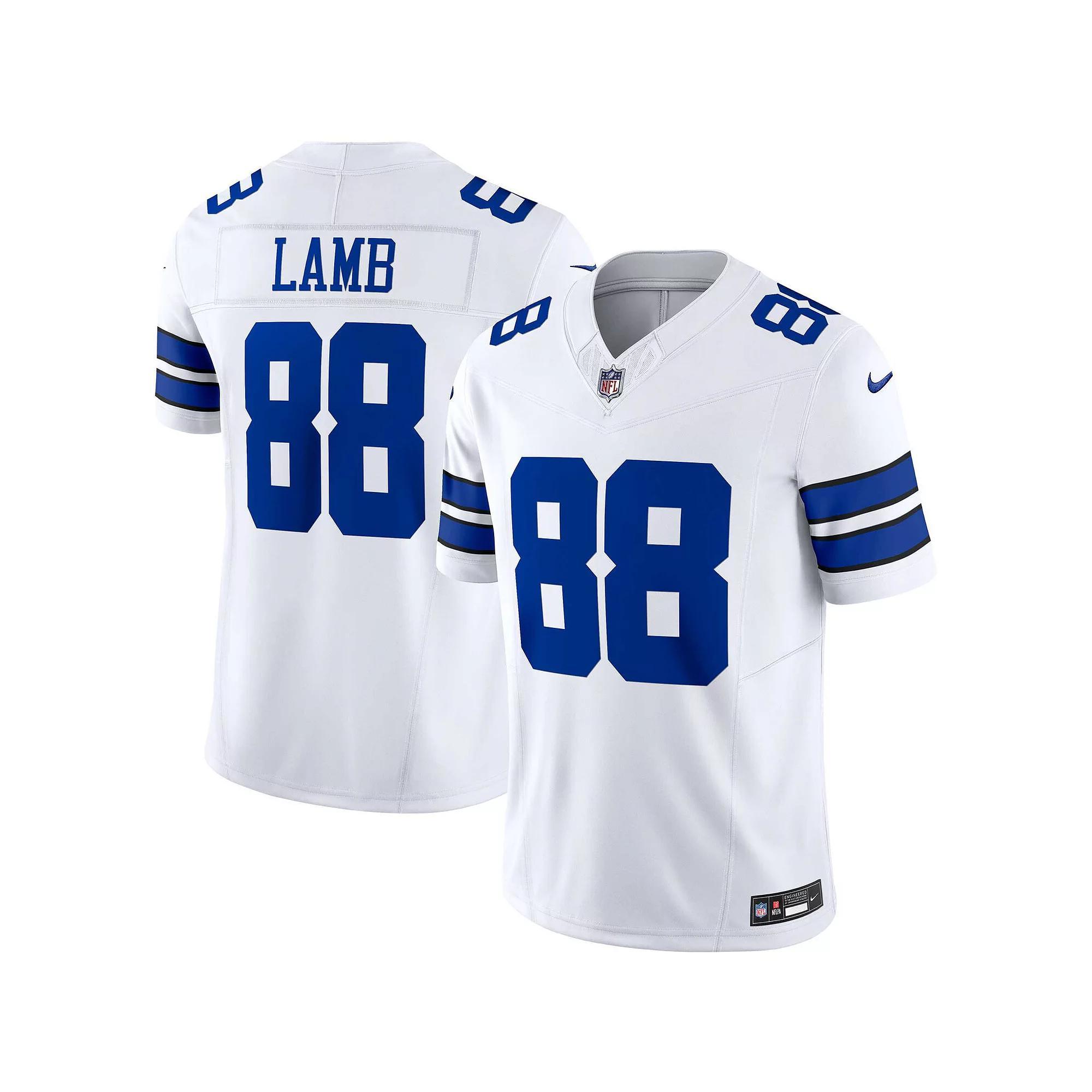 Men's Nike CeeDee Lamb White Dallas Cowboys Vapor F.U.S.E. Limited Jersey, Size: Large Product Image