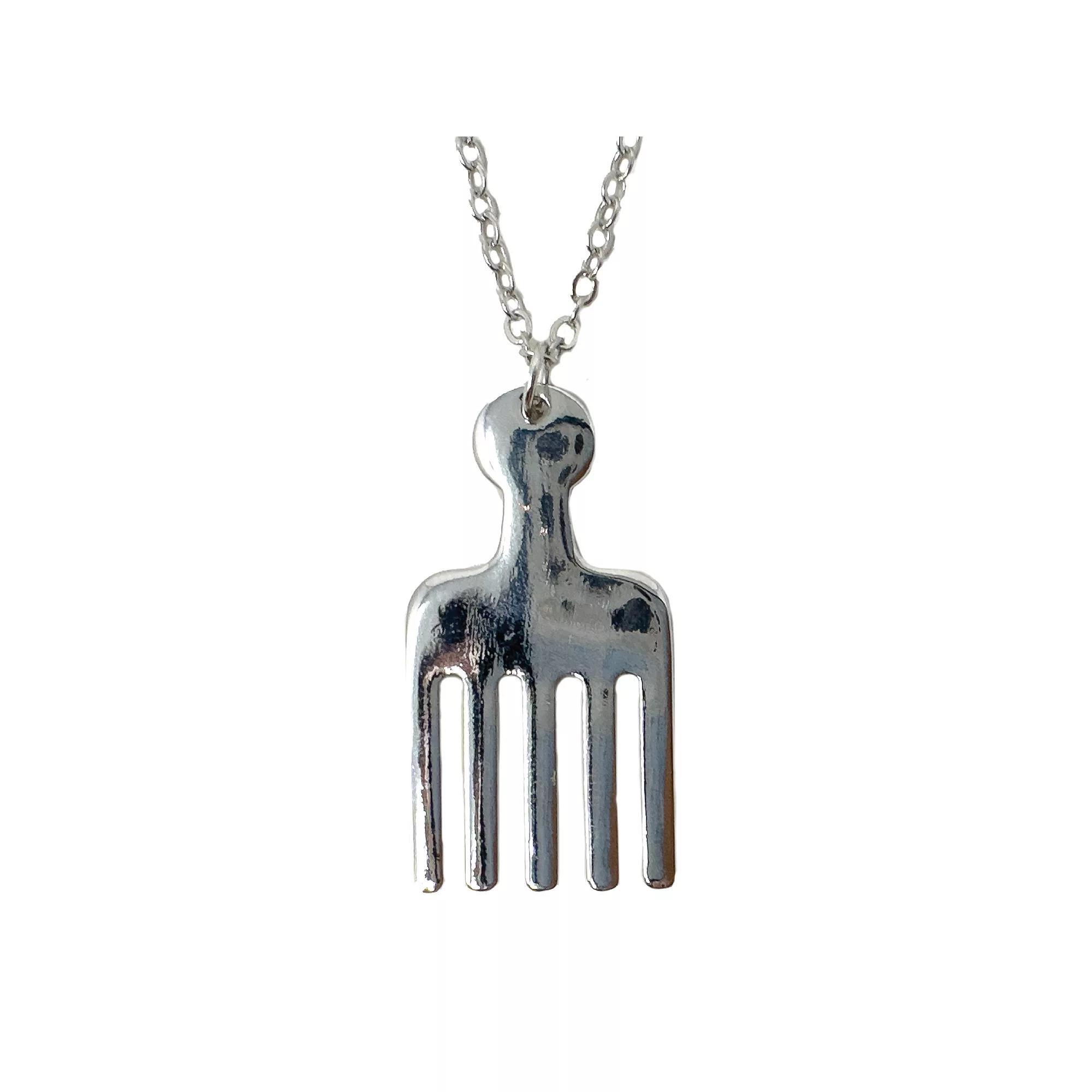 Legendary Rootz Pick Necklace, Womens, Silver Product Image