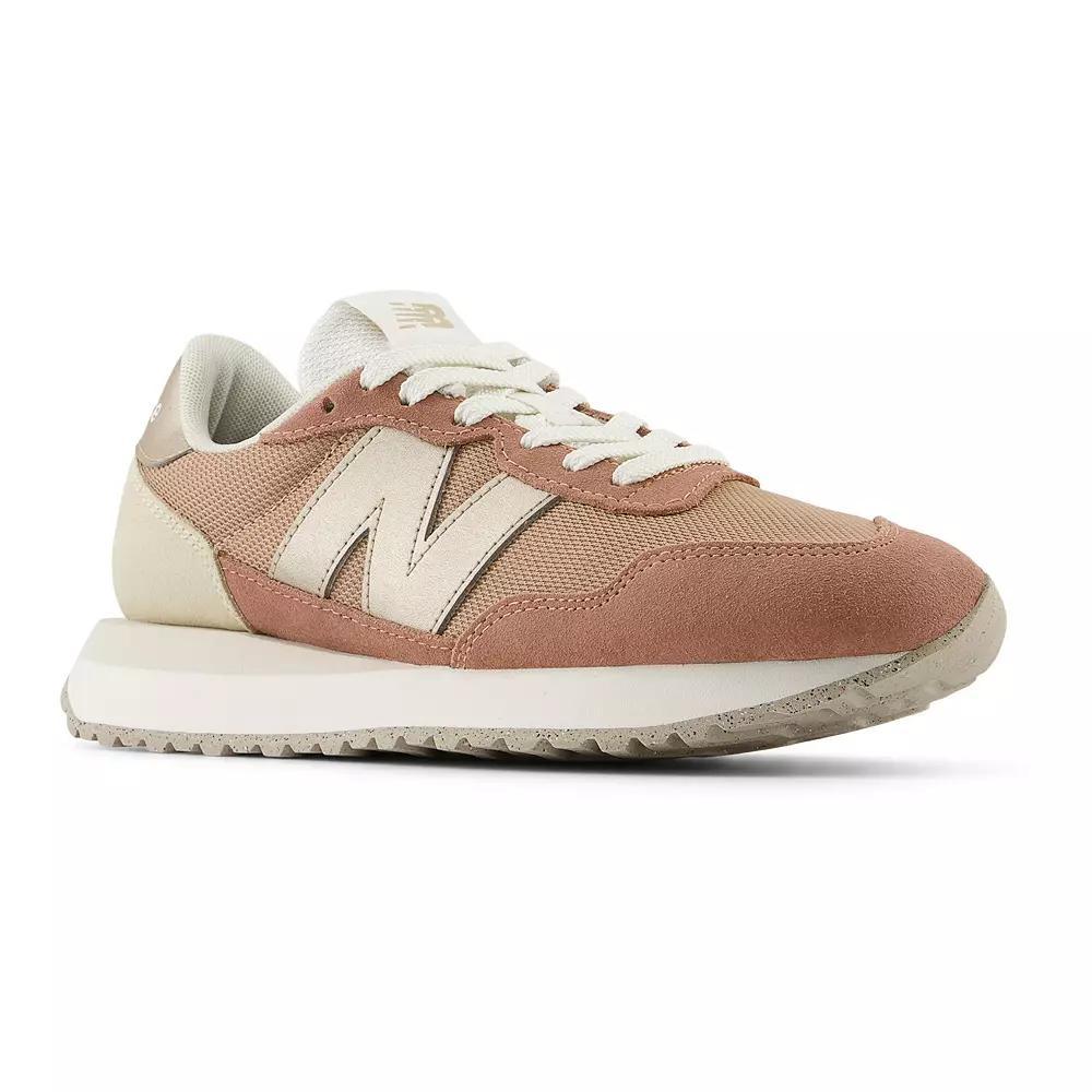 New Balance® 237 Women's Sneakers, Size: 12, White Pink Product Image