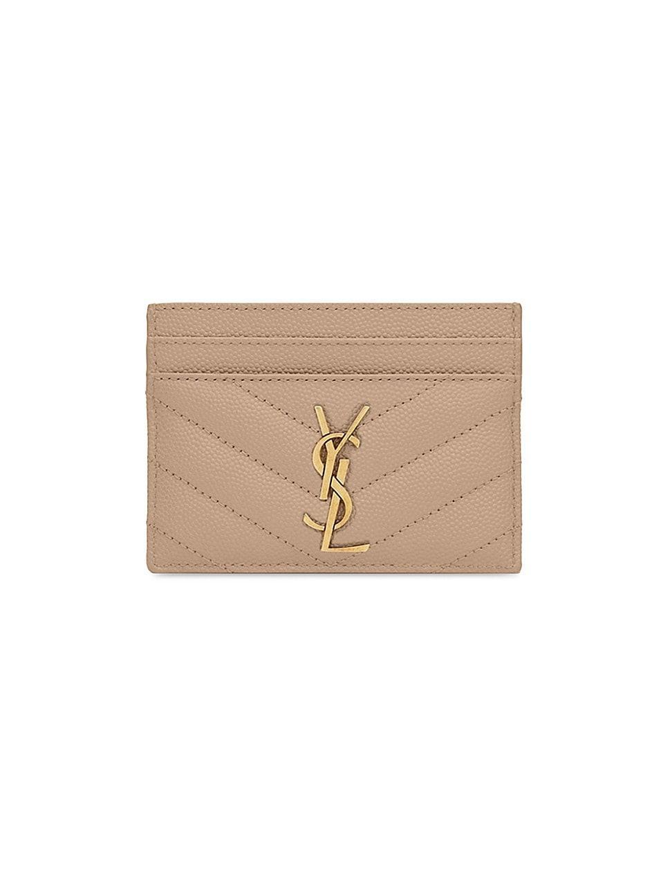 Saint Laurent Cassandre Matelasse Card Case Product Image