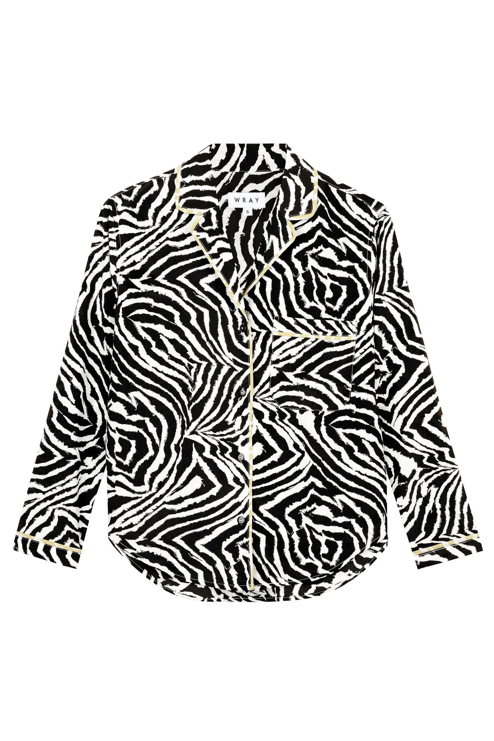 Lena Top - Chocolate Zebra Swirl Product Image