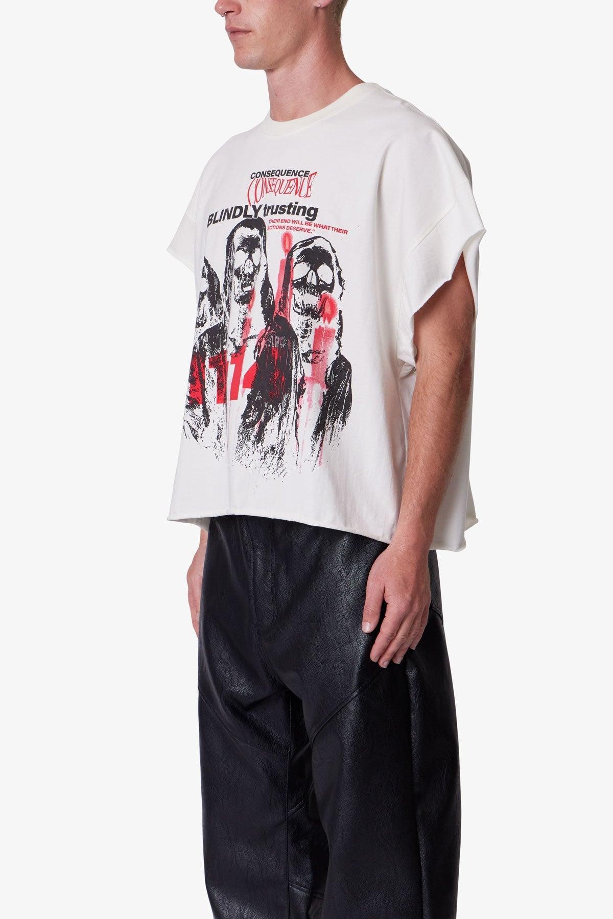 Grim Cutoff Tee - Off White Product Image