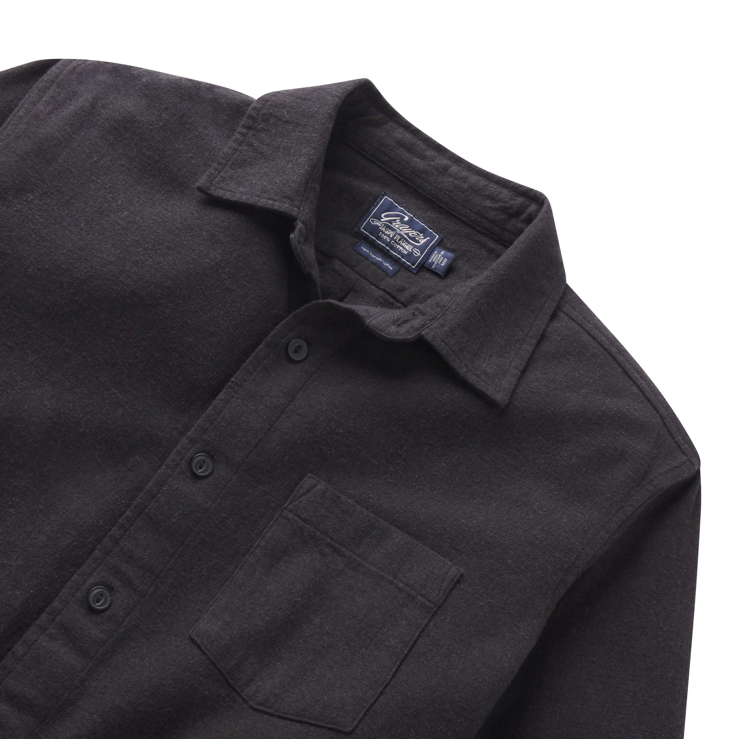 Belvedere Heather Lux Flannel - Black Product Image