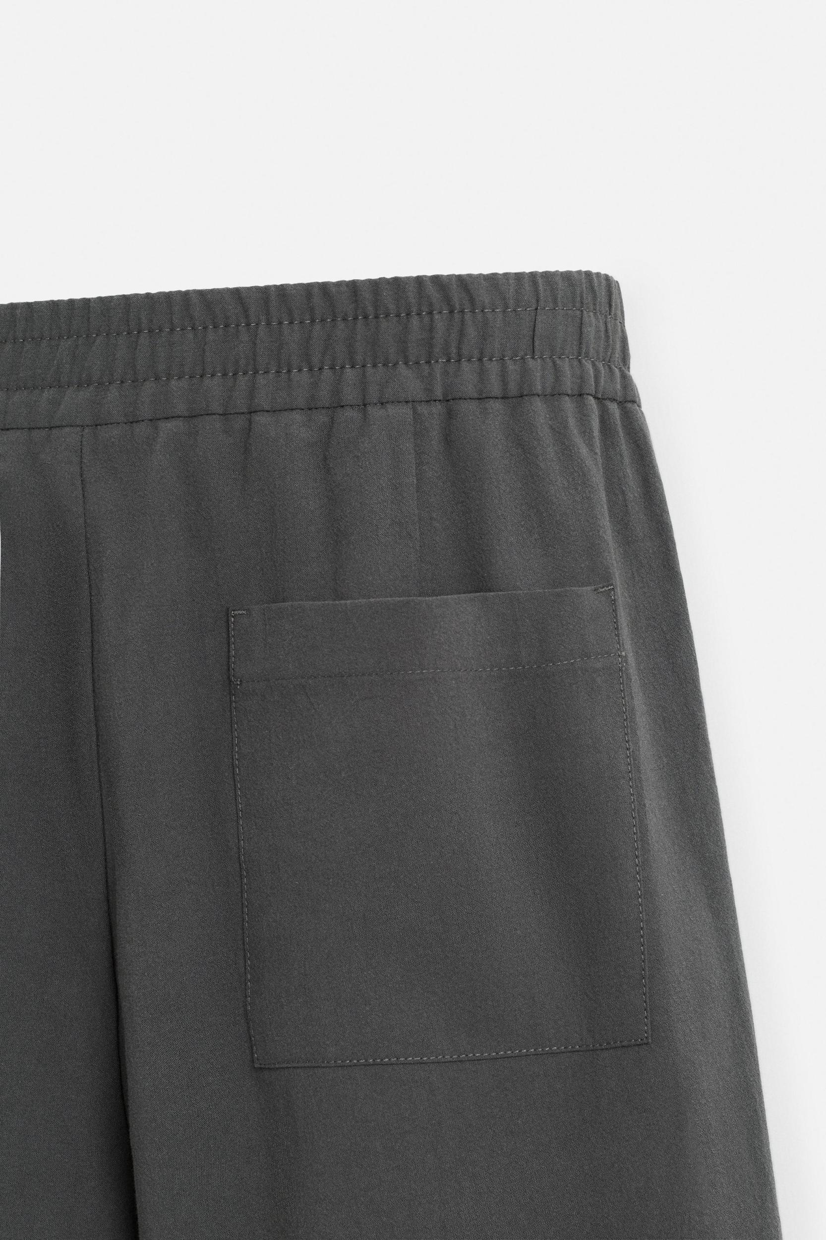 RELAXED FIT COTTON BERMUDA SHORTS Product Image