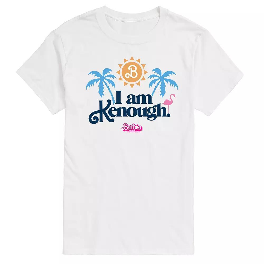 Big & Tall Barbie The Movie I Am Kenough PalmTree Graphic Tee, Mens Product Image