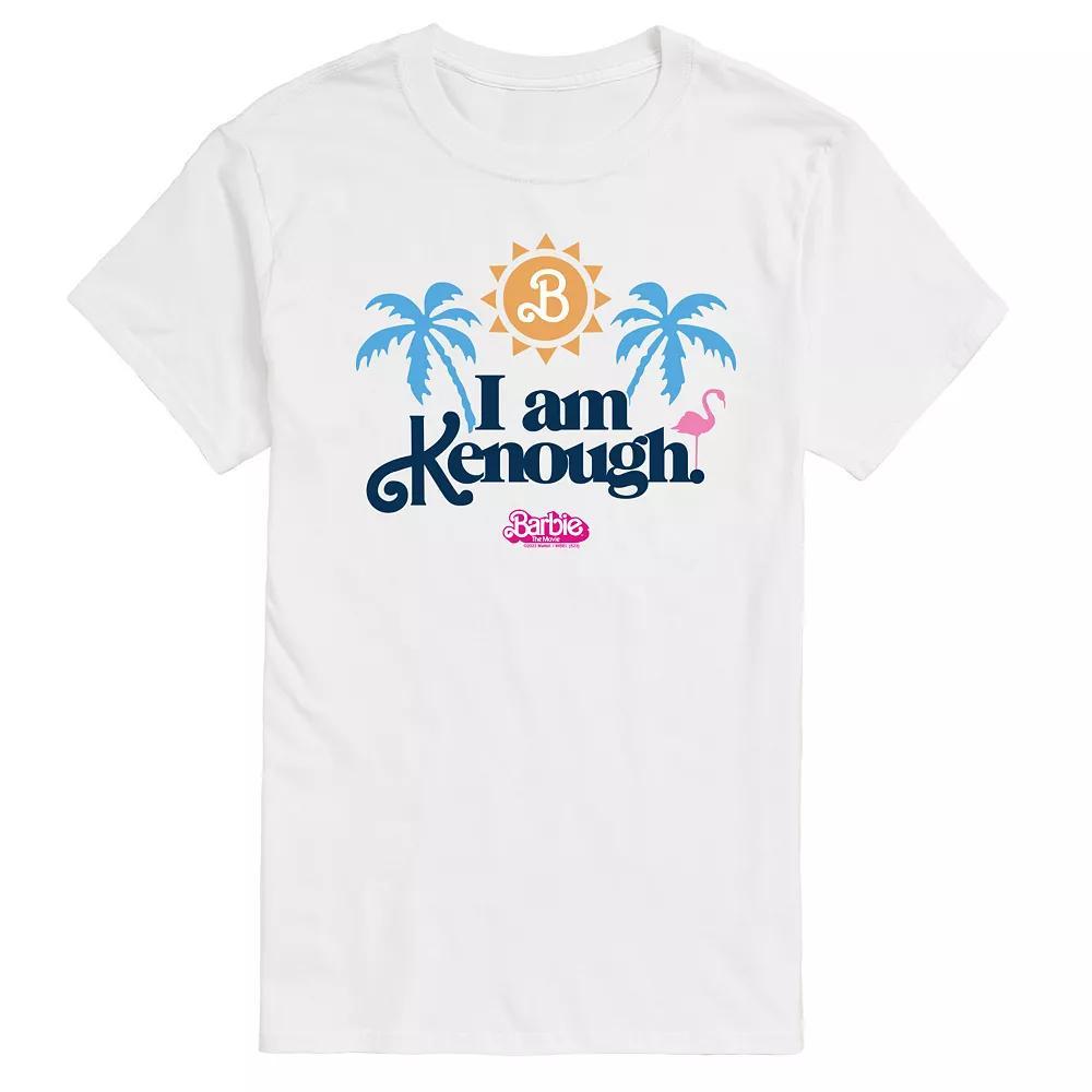 Big & Tall Barbie The Movie I Am Kenough PalmTree Graphic Tee, Mens Product Image