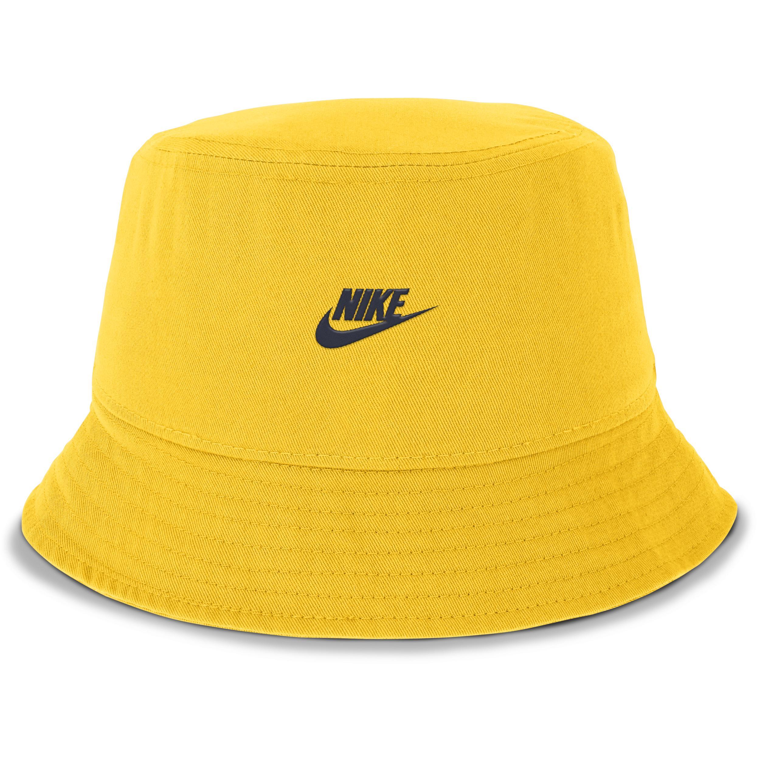 Men's Nike Gold Michigan Wolverines Legacy Apex Bucket Hat, Size: Medium Product Image