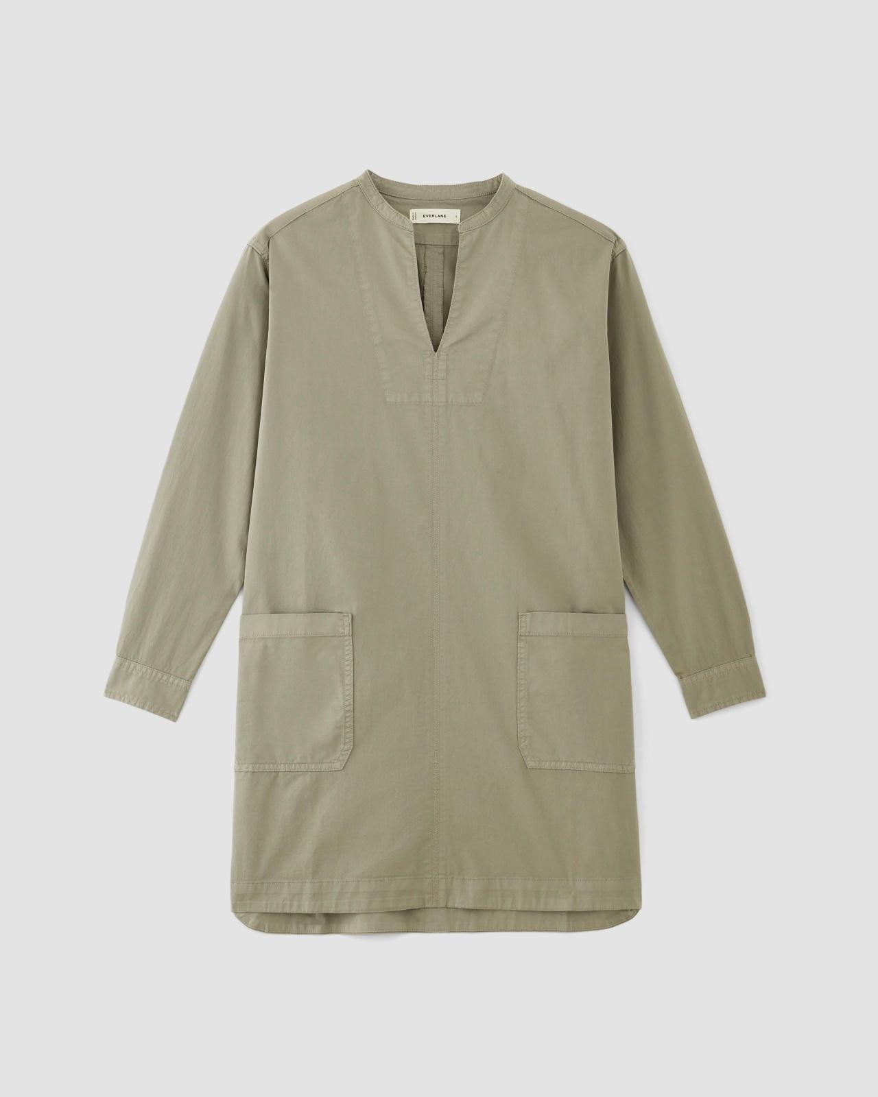 Womens Long-Sleeve Utility Mini Dress by Everlane Product Image