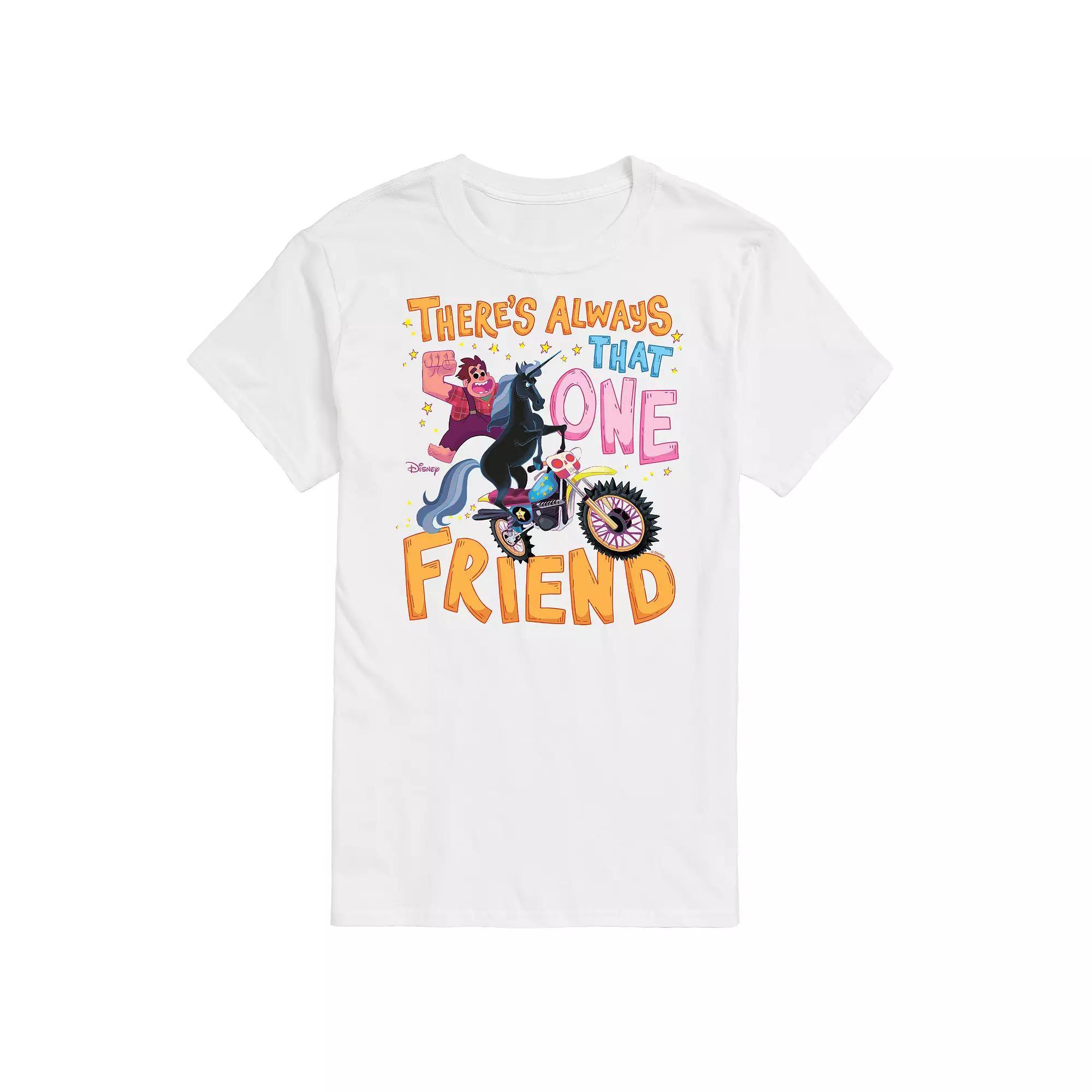 Disneys Wreck It Ralph Mens That One Friend Graphic Tee Product Image