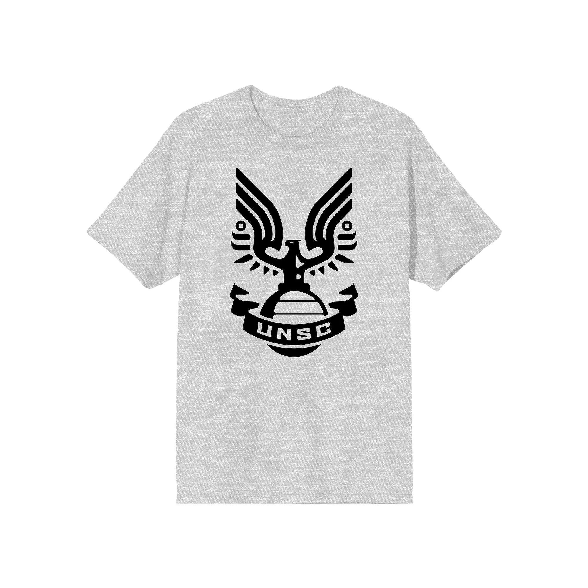 Men's Halo UNSC Logo Ted Tee, Size: XXL, Grey Product Image