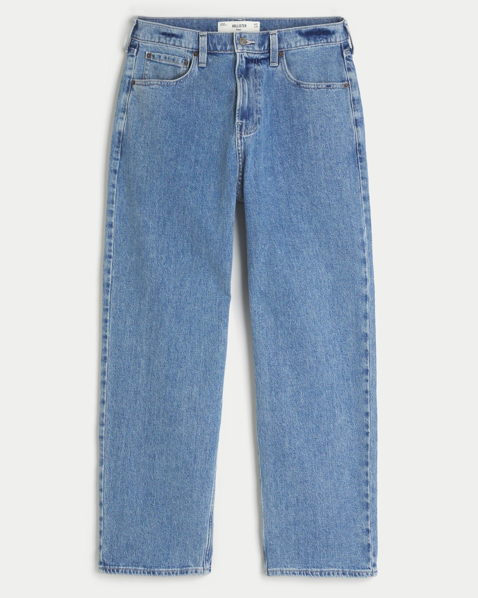 Light Wash Baggy Jeans Product Image