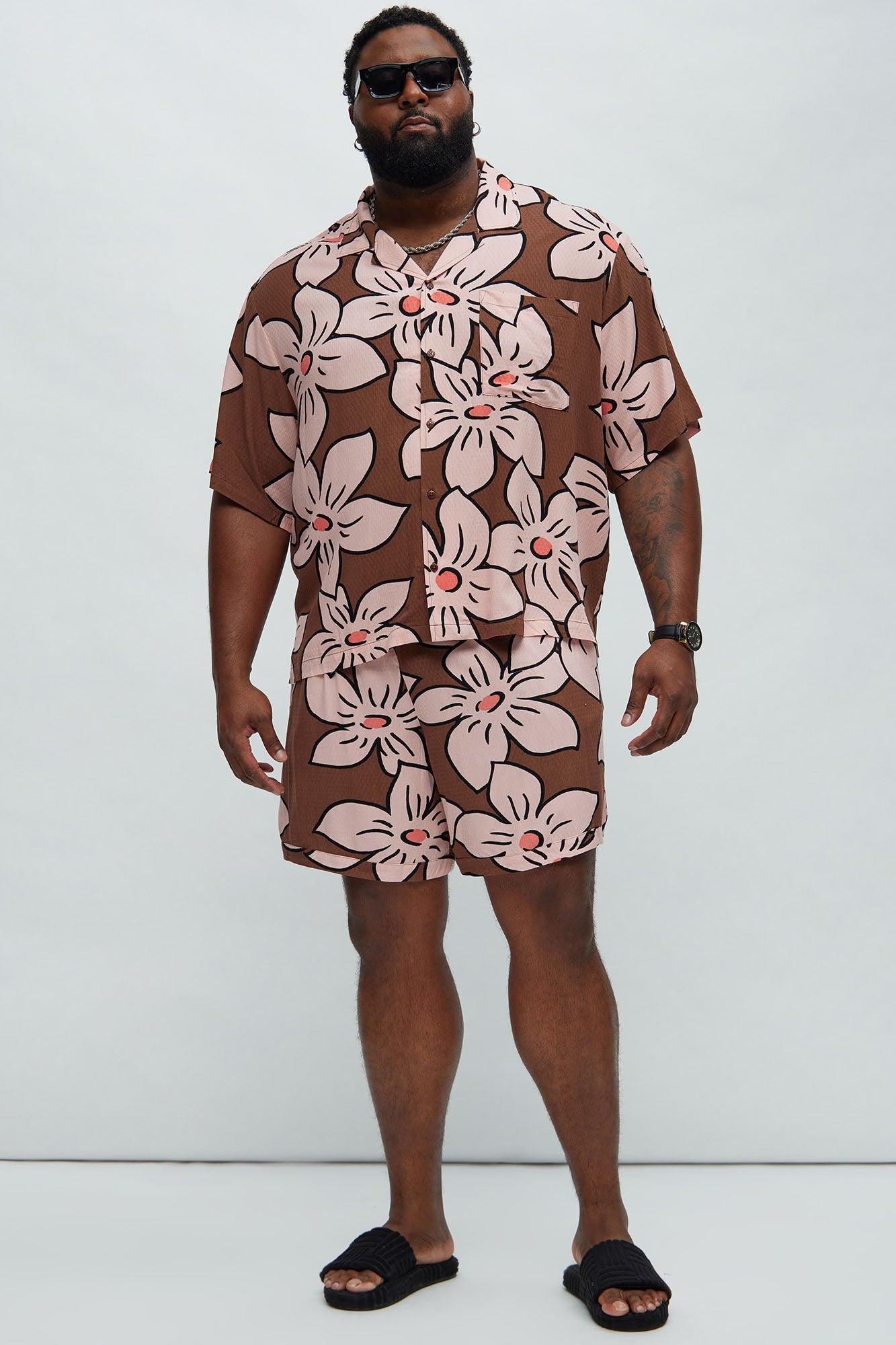 Malaysia Floral Shirt - Brown/combo Product Image