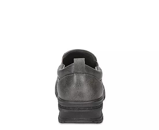 Easy Works by Easy Street Garland Slip-Resistant Flat Shoes, Women's, Size: 8.5, Gray Product Image