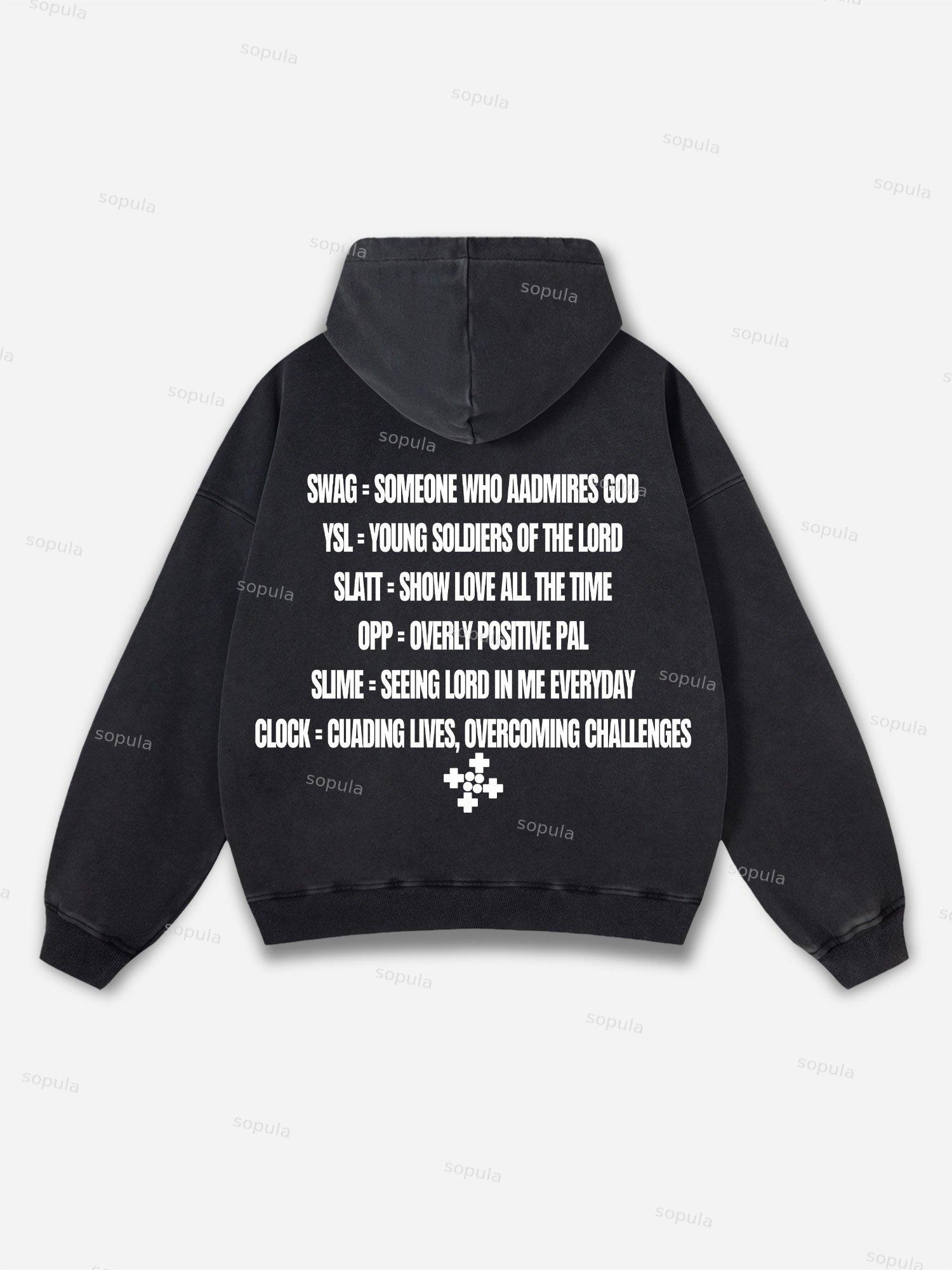 Vintage Butterfly Graphic Washed Hoodie Product Image
