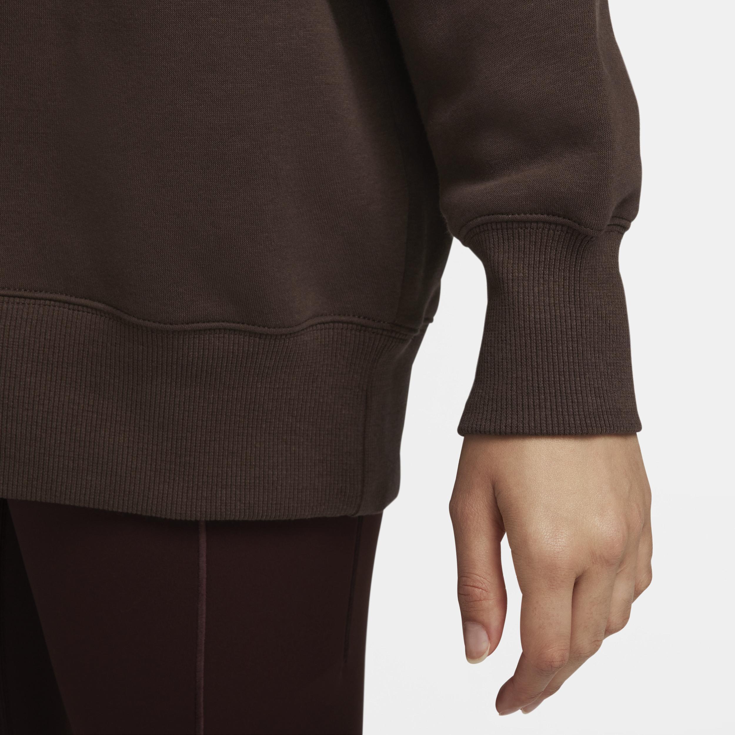 Womens Nike Sportswear Phoenix Fleece Oversized Crewneck Sweatshirt Product Image