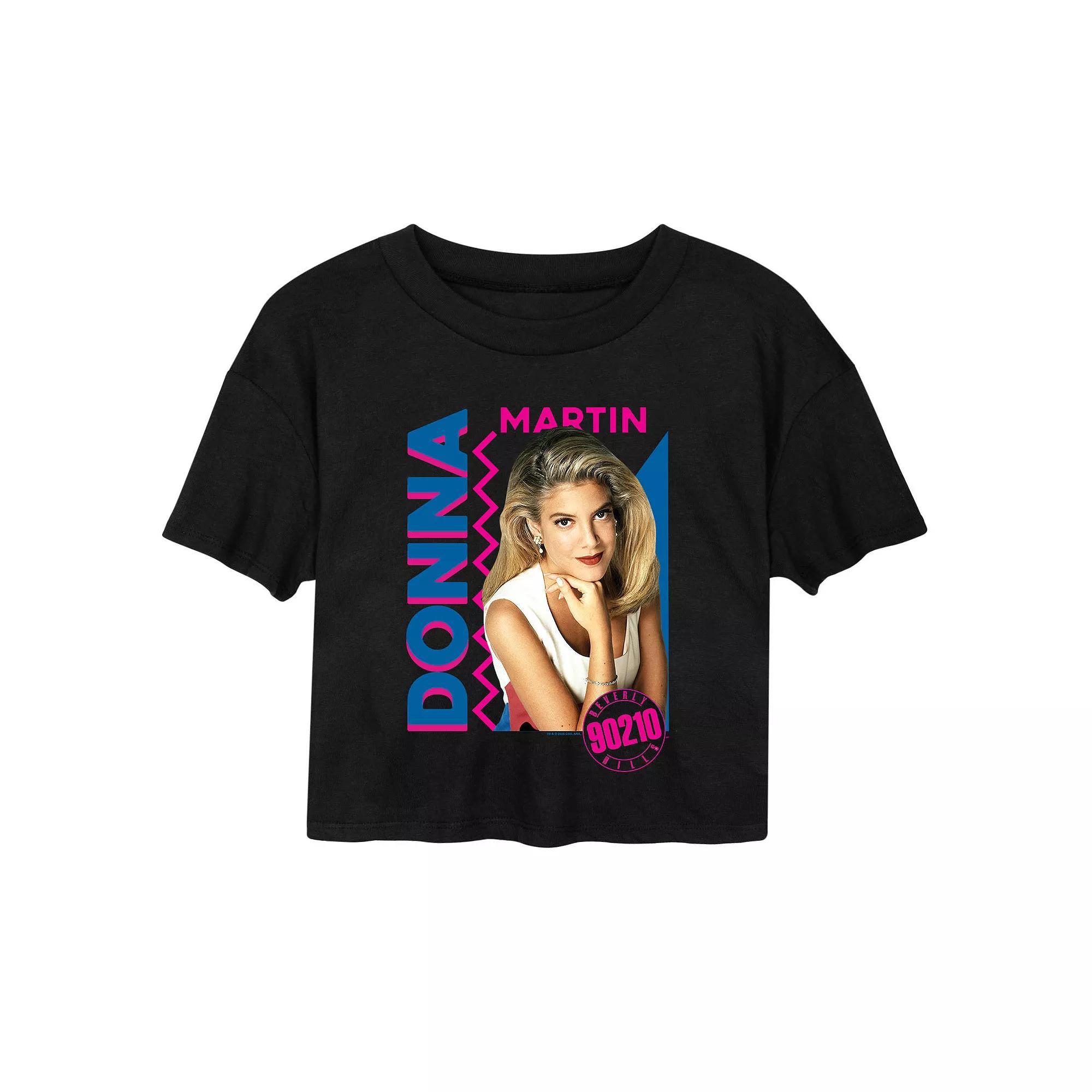 Juniors Beverly Hills 90210 Donna Martin Cropped Tee, Girls Product Image