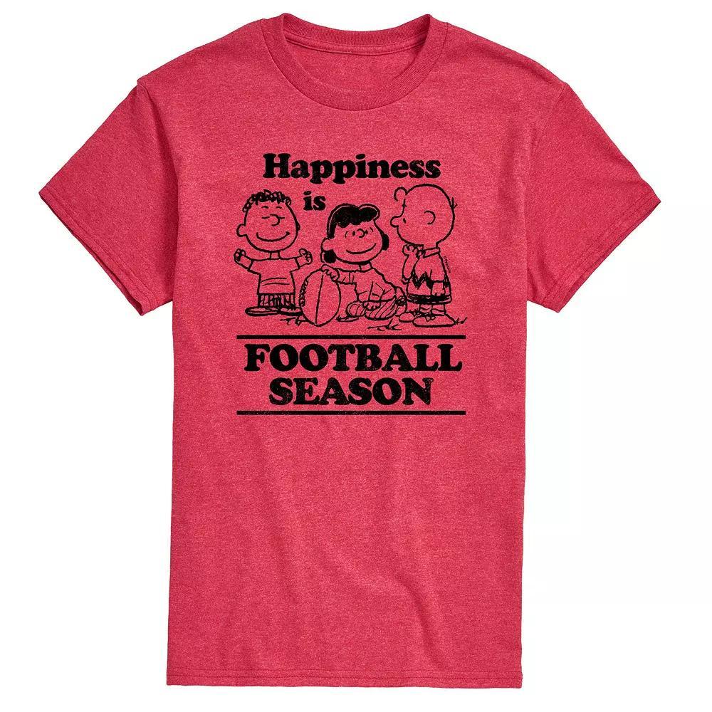 Big & Tall Peanuts Football Season Tee, Mens Product Image
