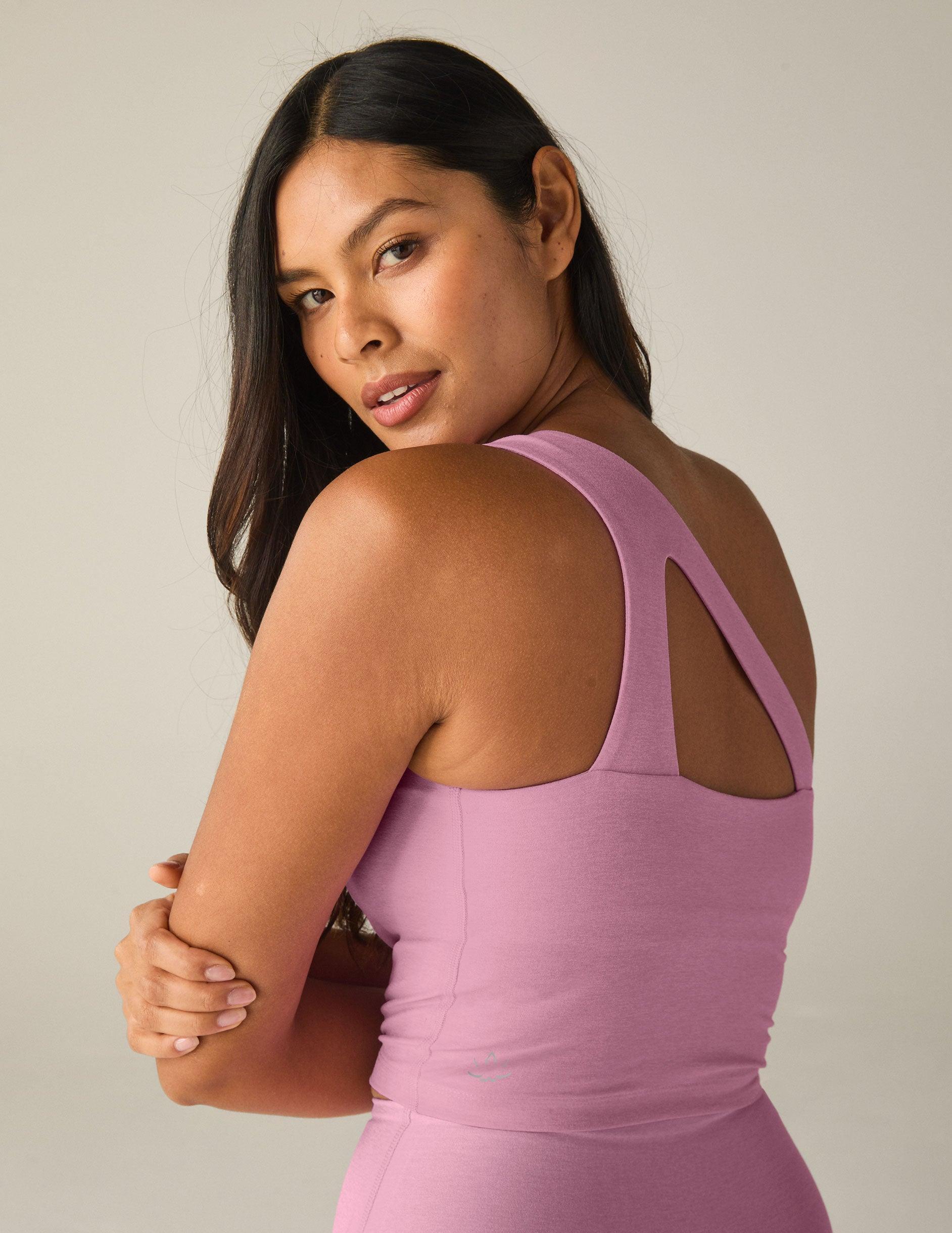 Spacedye The Bold Shoulder Cropped Tank Product Image
