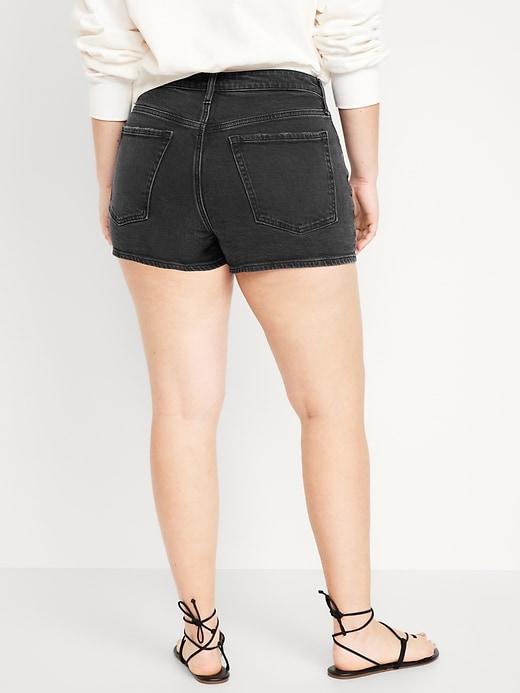High-Waisted OG Jean Shorts -- 3-inch inseam Product Image