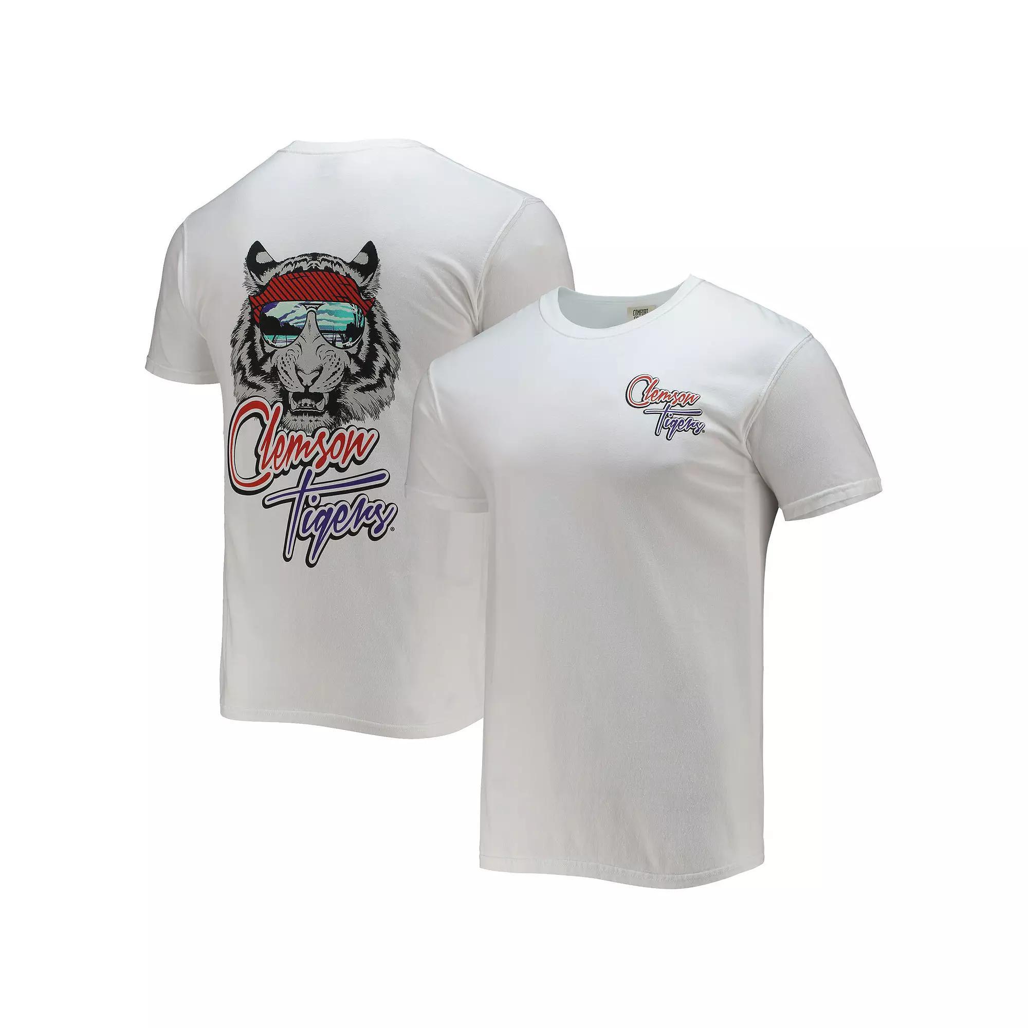 Mens Clemson Tigers Mascot Bandana T-Shirt Product Image