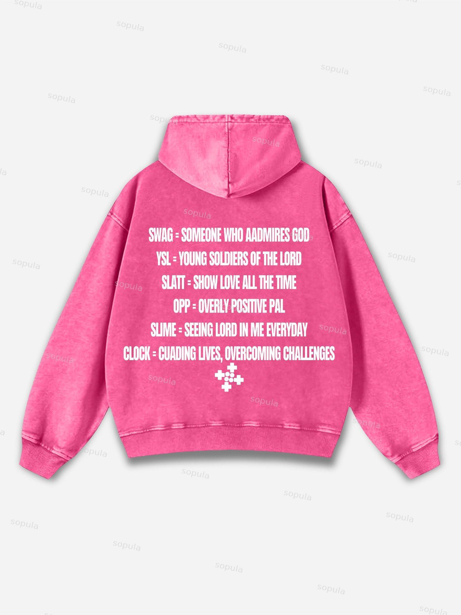 Vintage Butterfly Graphic Washed Hoodie Product Image
