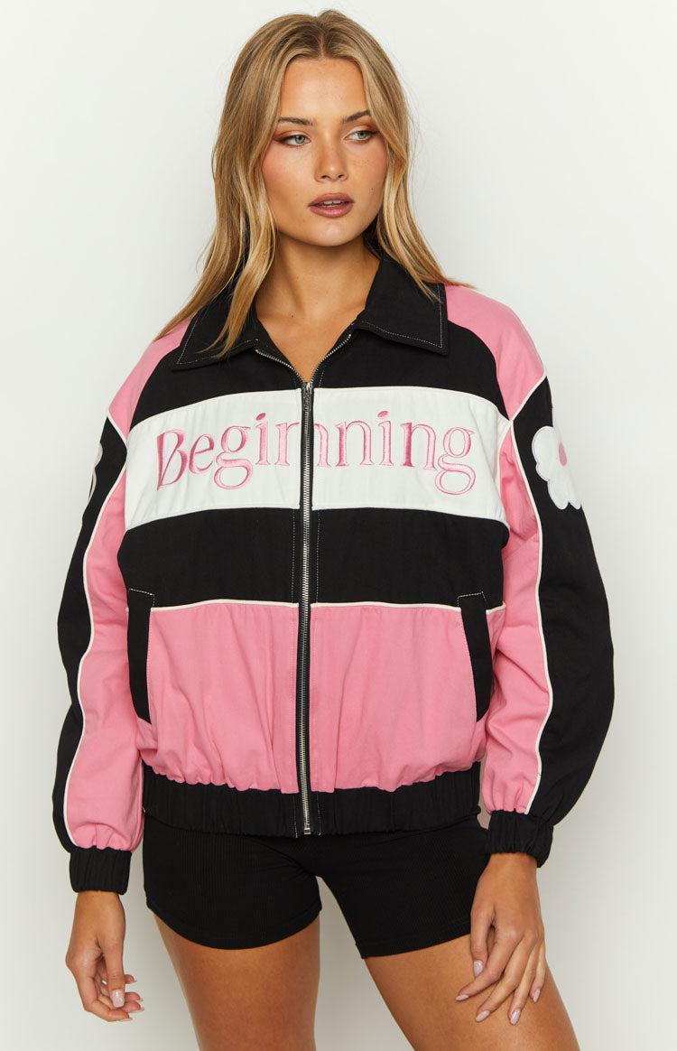 Beginning Pink Bomber Jacket Product Image