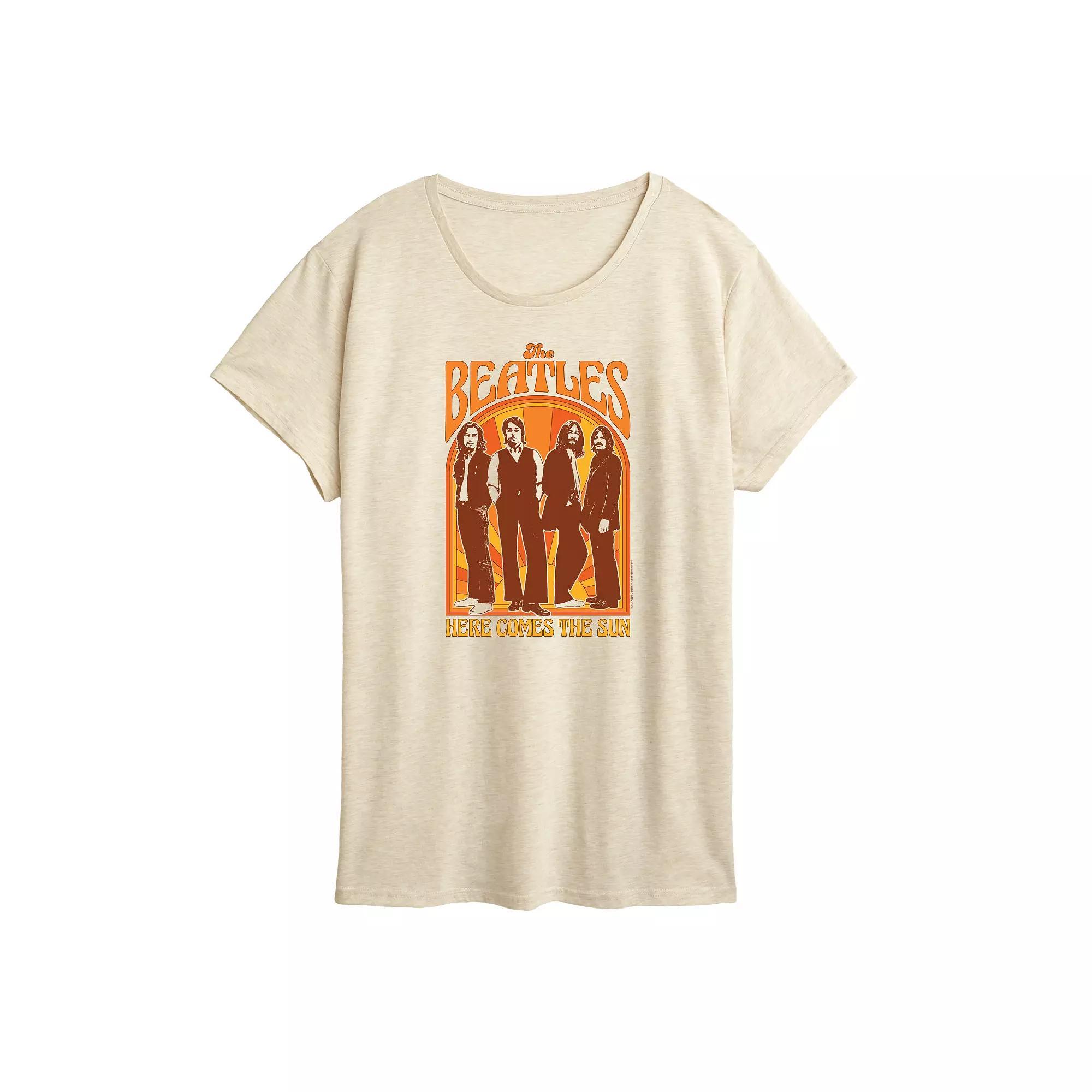 Womens The Beatles Here Comes The Sun Graphic Tee Product Image