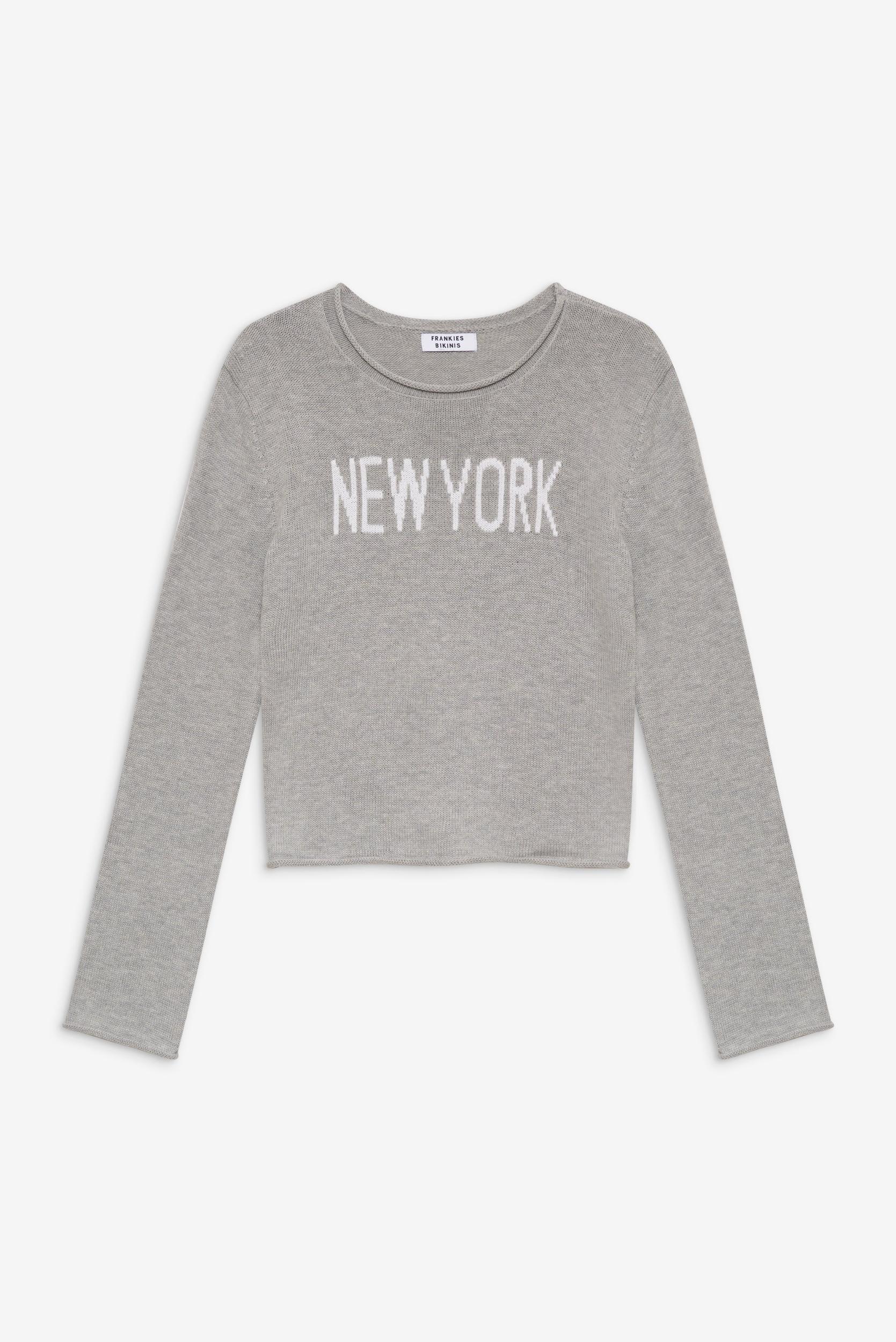 Kennedy Cotton Knit Sweater - New York Product Image