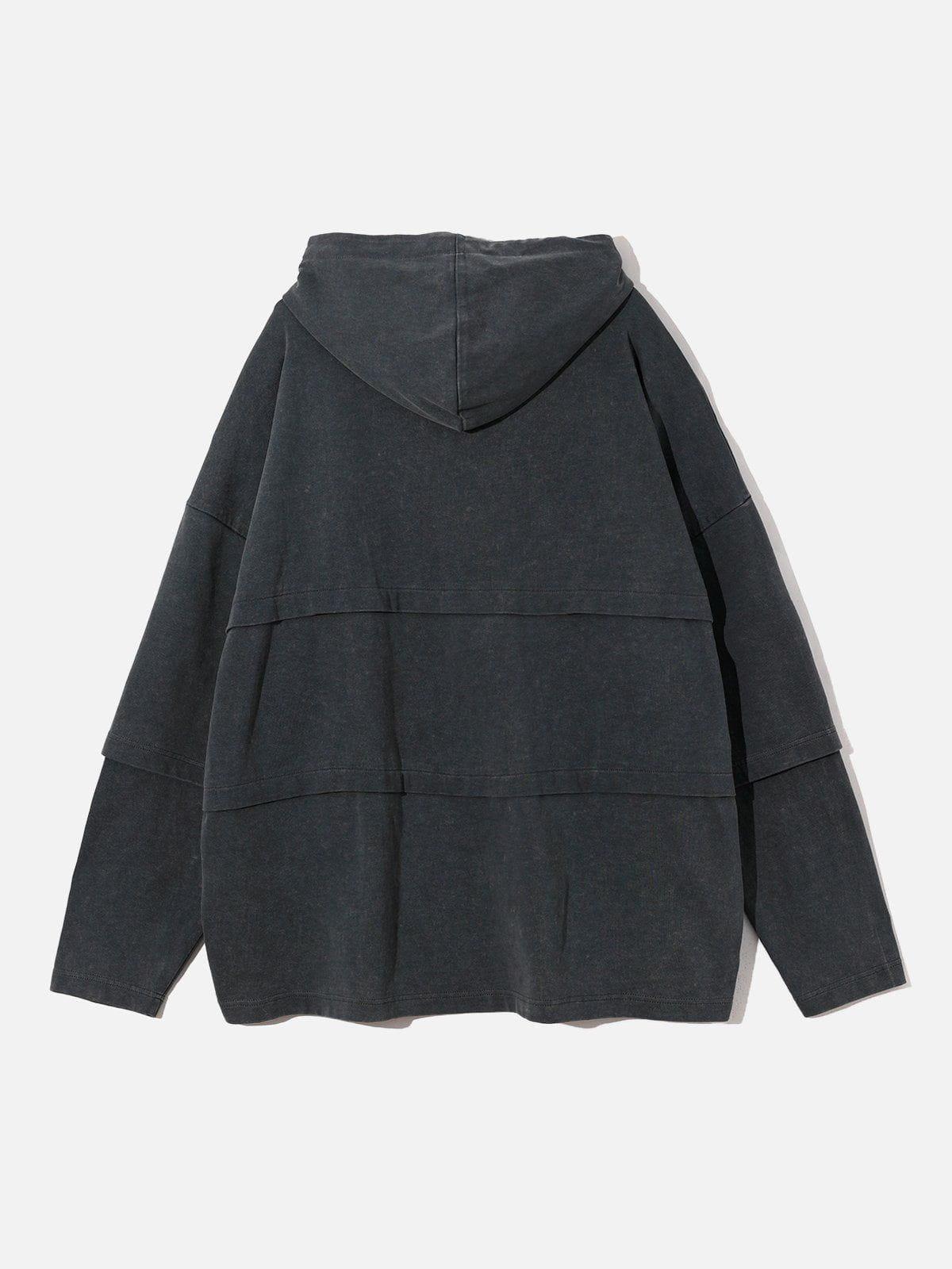 City of Love Vintage Patchwork Hoodie Product Image