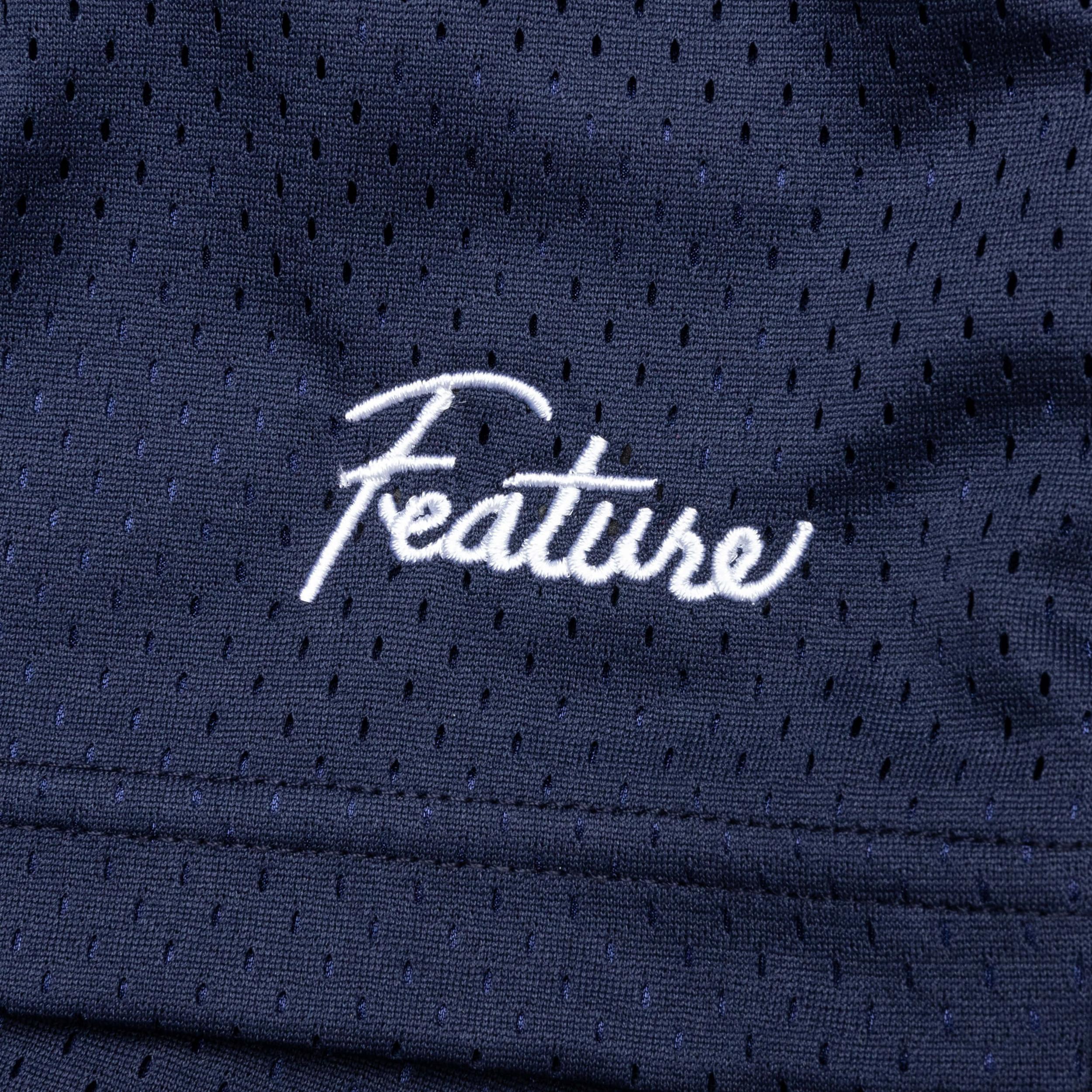 West Mesh Shorts - Navy Male Product Image