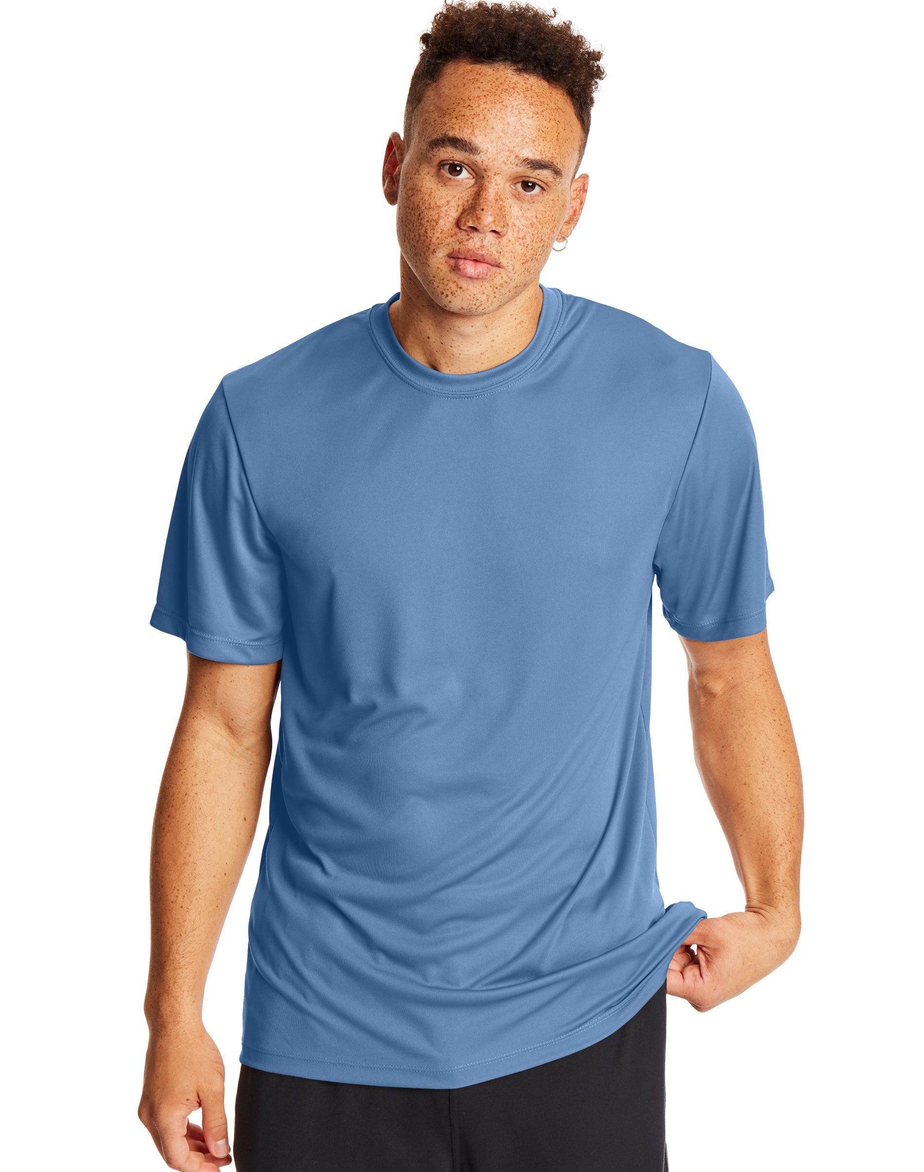 Men's Hanes® CoolDRI Performance Tee, Size: Large, Safety Green Product Image