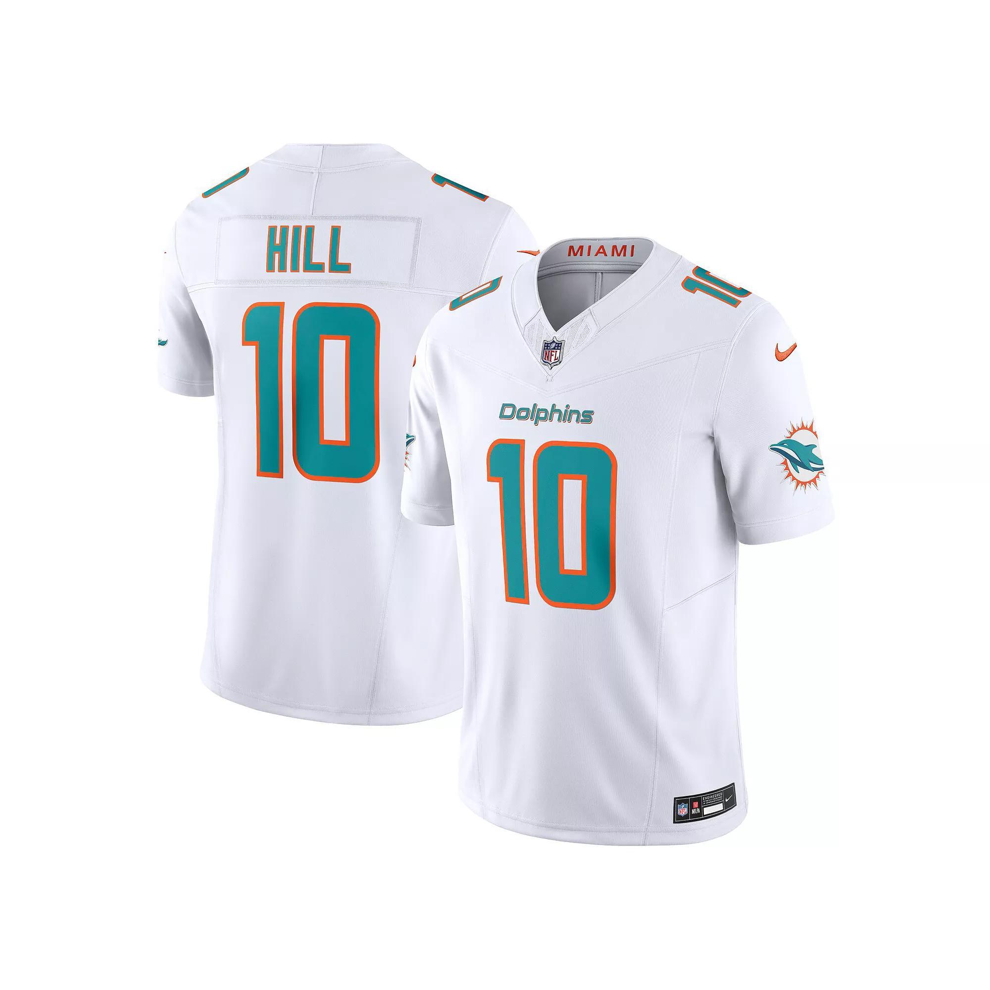 Men's Nike Tyreek Hill White Miami Dolphins Vapor F.U.S.E. Limited Jersey, Size: 2XL Product Image