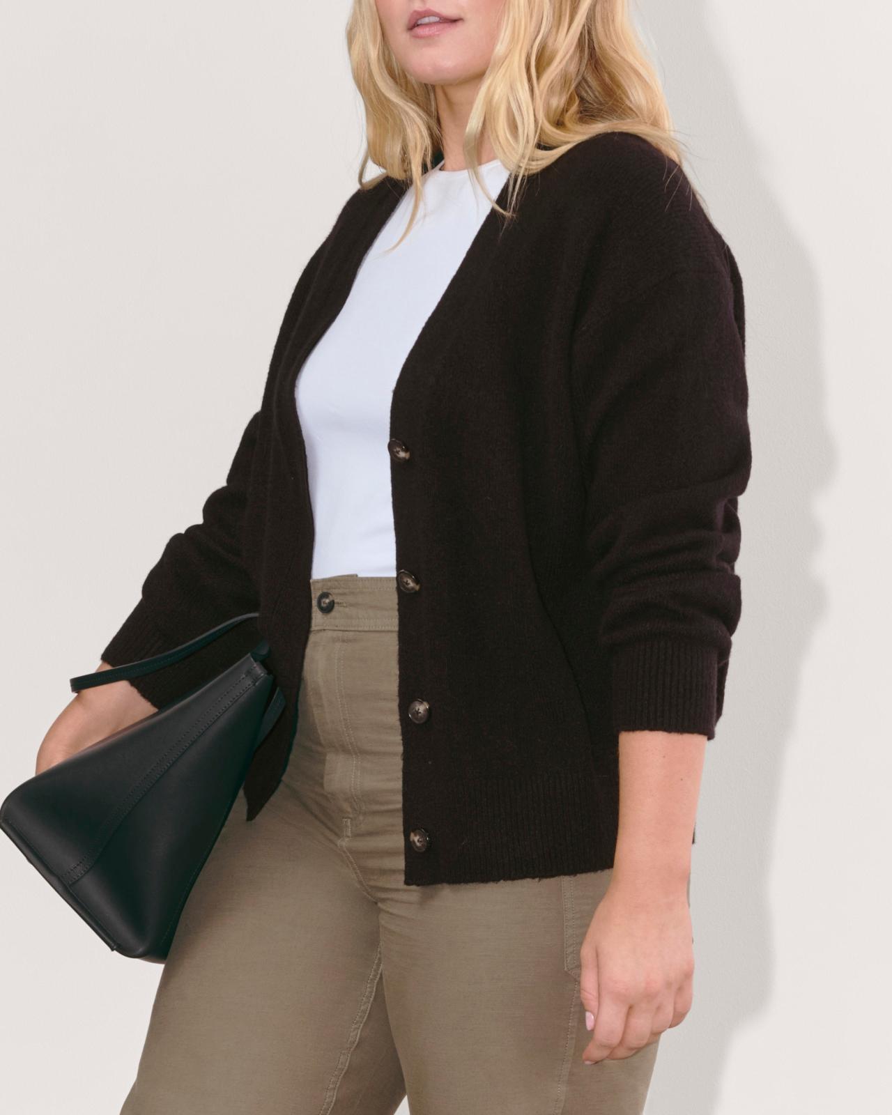 The Cocoon Cardigan in Plush Cotton Product Image