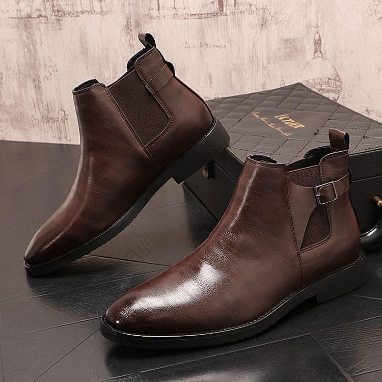 Buckled Short Boots Product Image