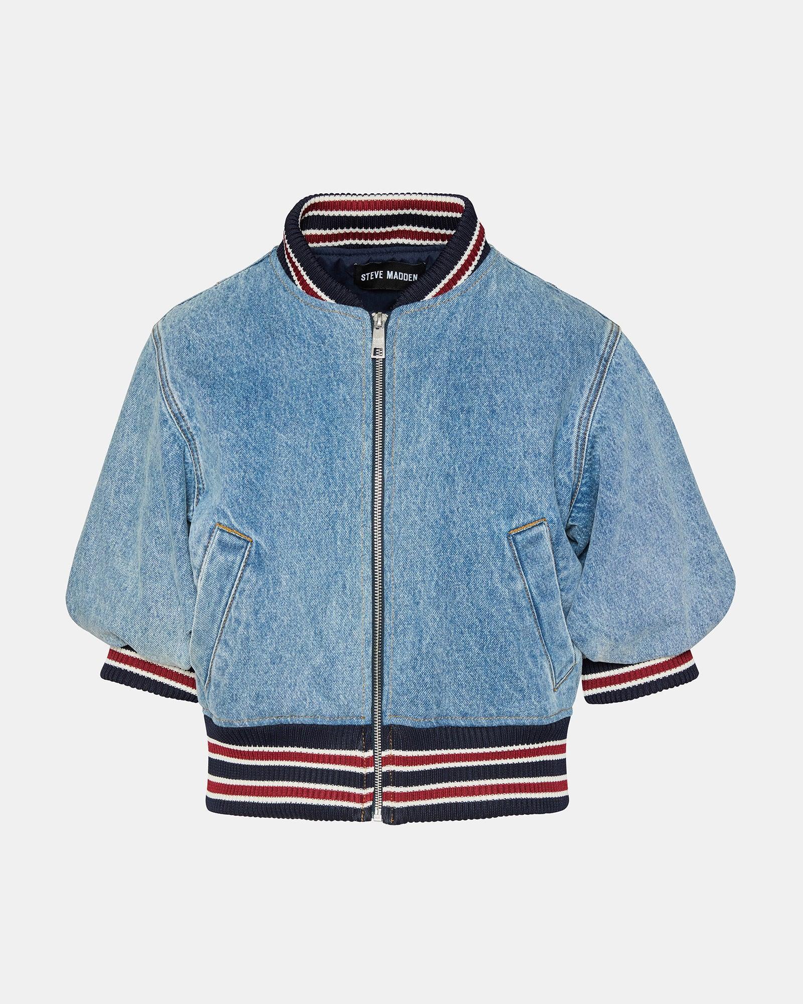 ZAMORA JACKET DENIM MULTI Female Product Image