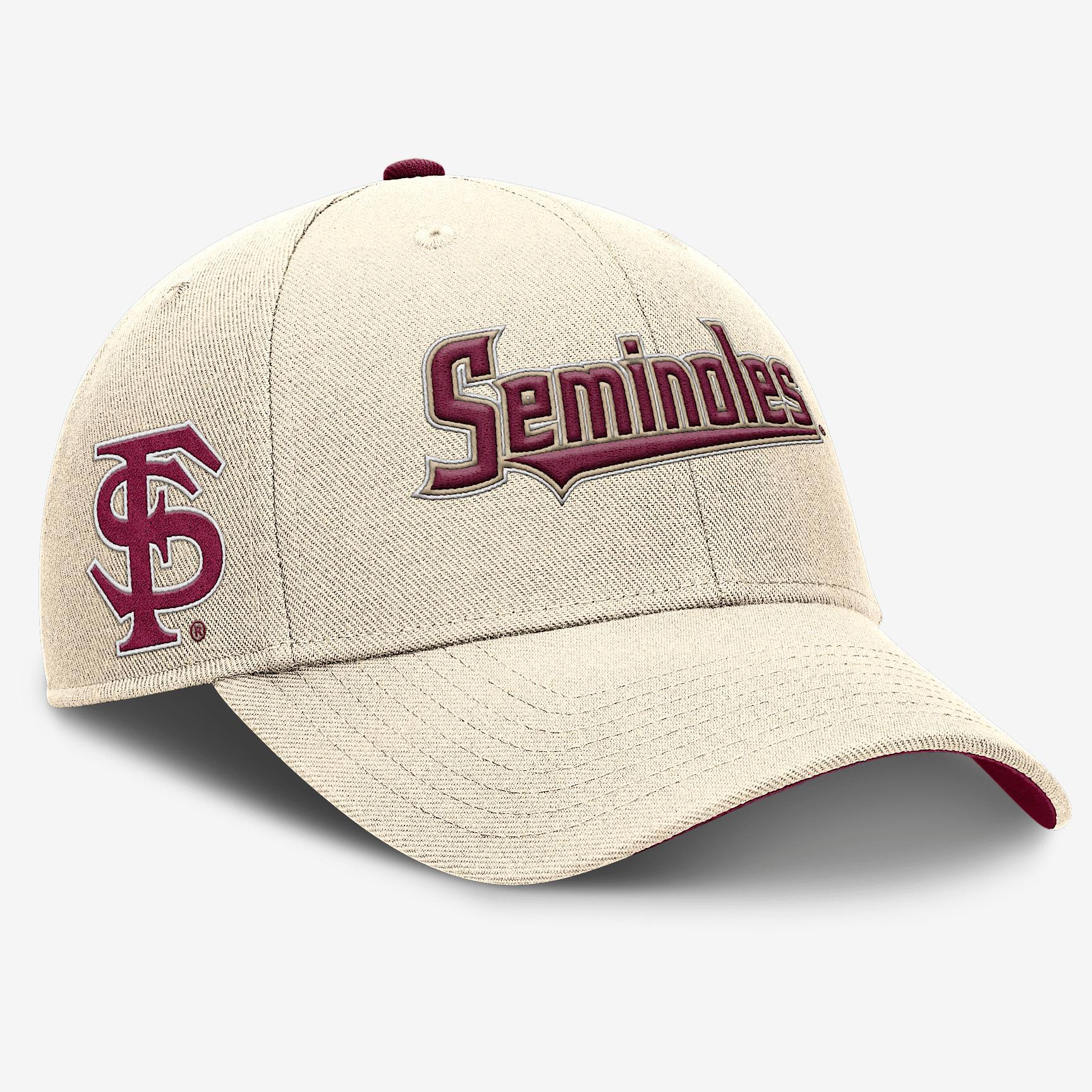 Florida State Seminoles Primetime Rise Nike Men's College Adjustable Hat Product Image