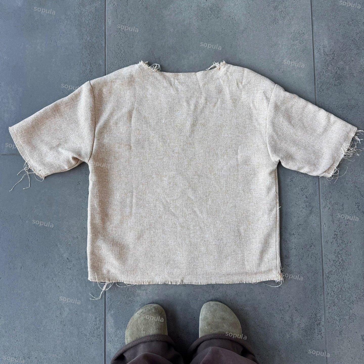 Vintage Jesus Is King Graphics College Style T-shirt Product Image