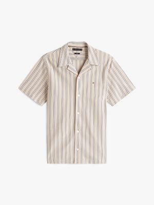 Regular Fit Knit Stripe Shirt Product Image