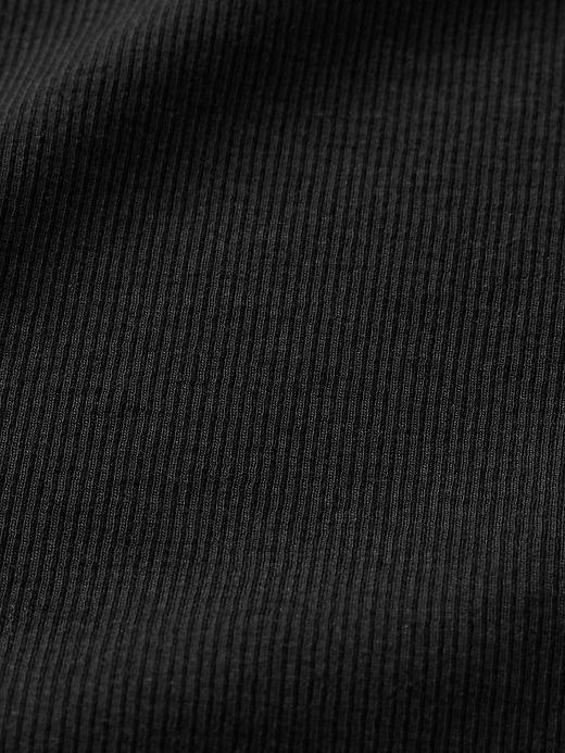 Modern Rib Funnel-Neck T-Shirt Product Image