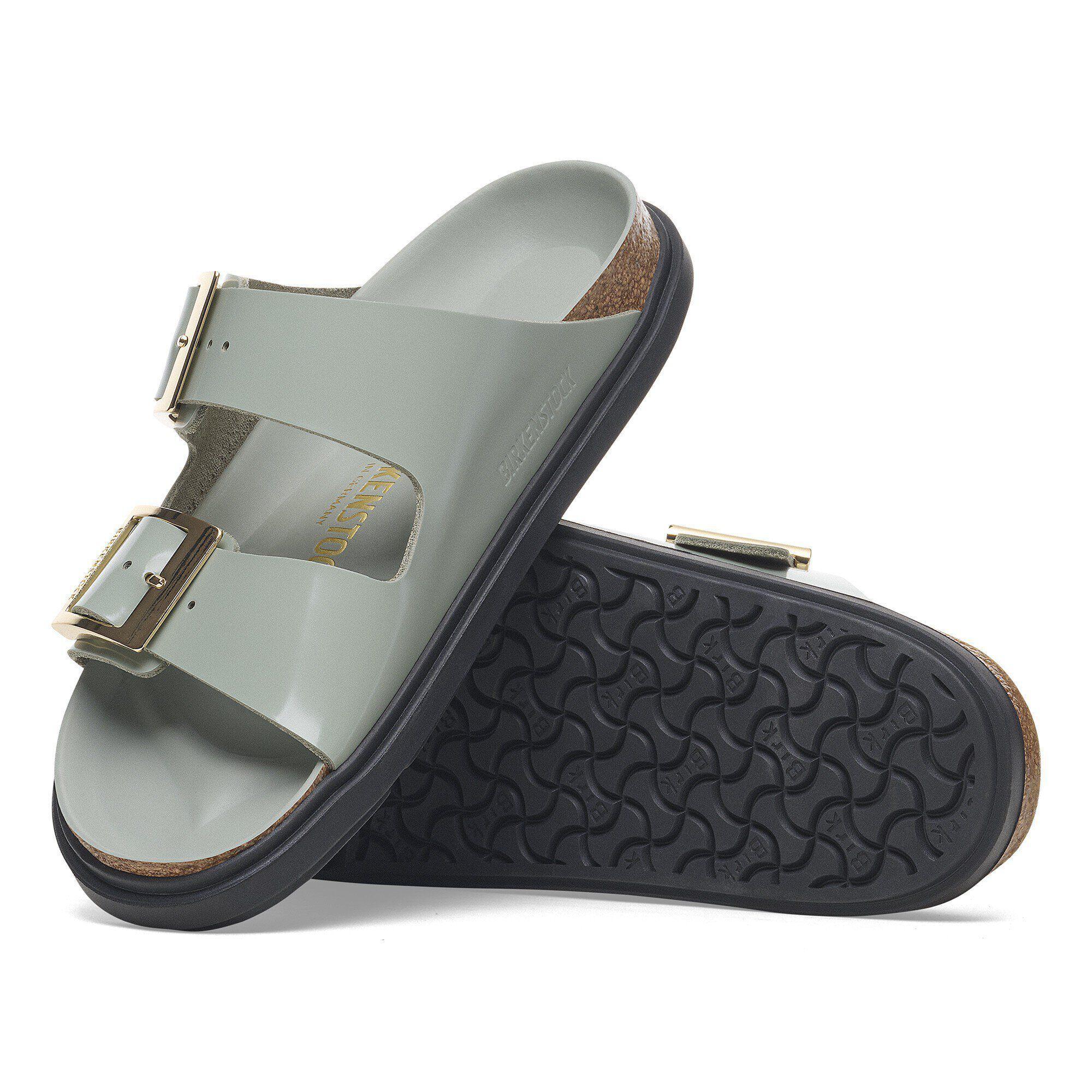 Arizona Droplet Buckle Natural Leather Patent Product Image