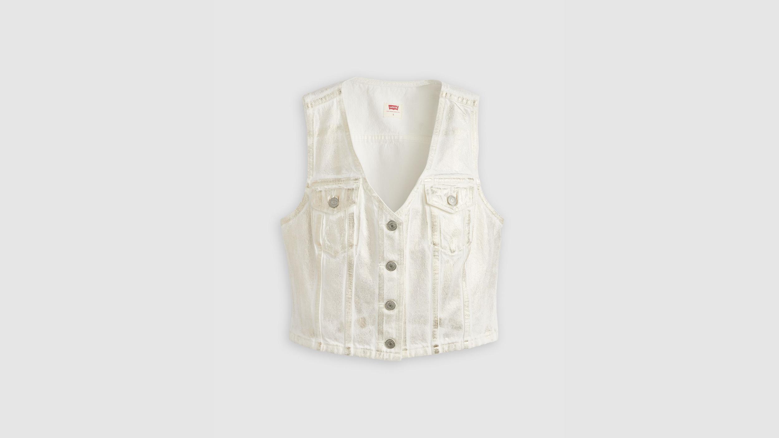 Coated Bella Denim Corset Top Product Image