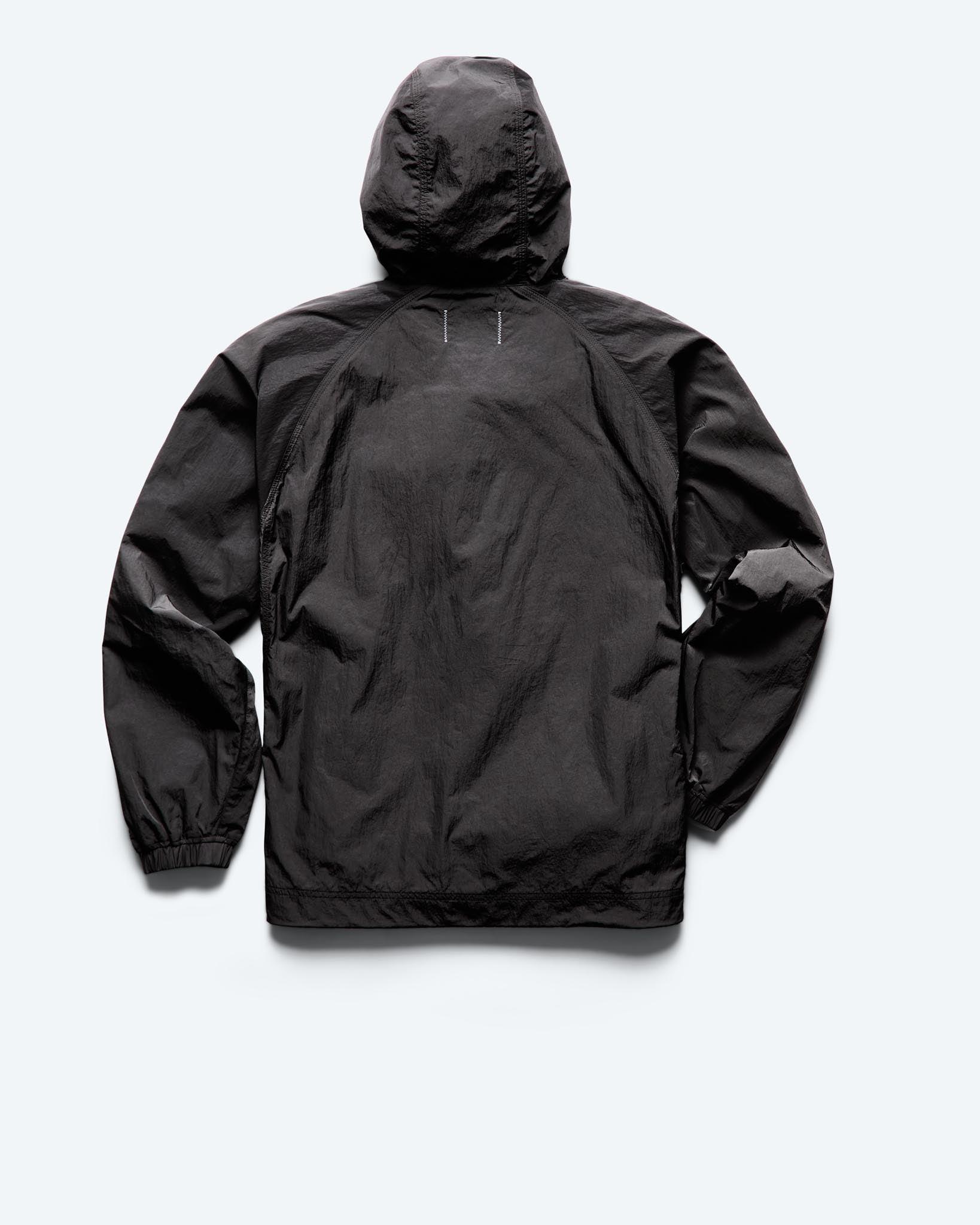 Crinkle Nylon Match Hooded Jacket Male Product Image