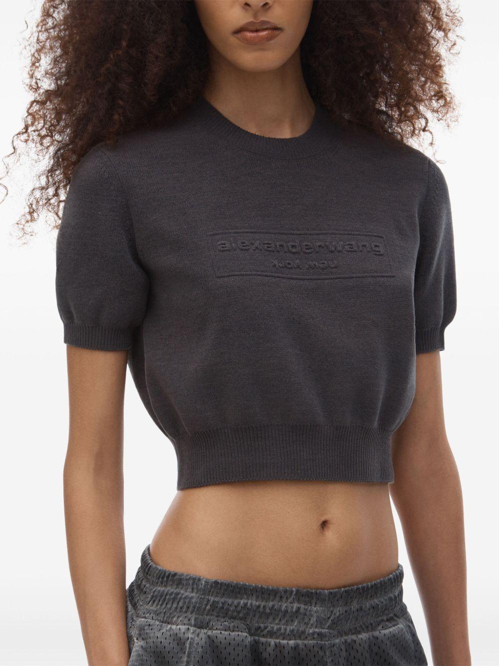 logo-embossed T-shirt  Product Image