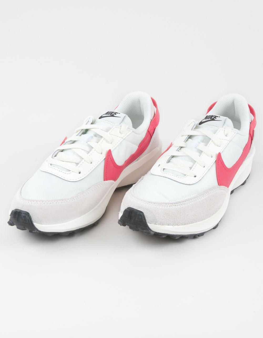 NIKE Waffle Debut Womens Shoes - WHT/BLUE Product Image