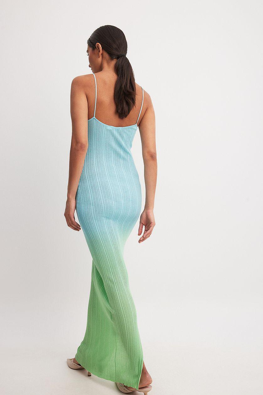 Knitted Ombre Maxi Dress Product Image
