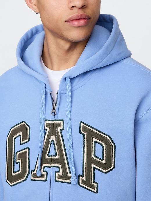 VintageSoft Arch Logo Full-Zip Hoodie Product Image