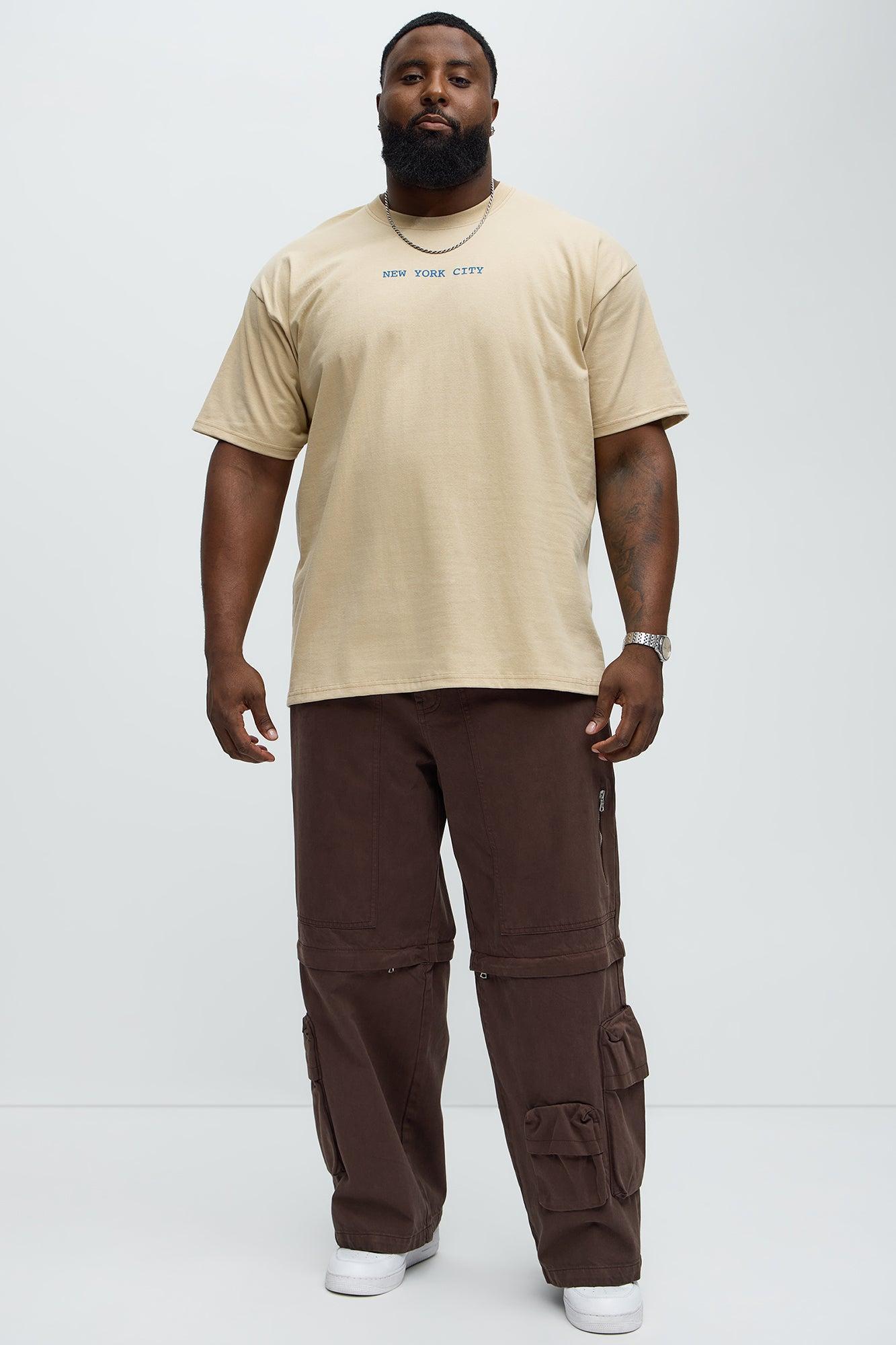 Map Of NYC Oversized Short Sleeve Tee - Sand Product Image
