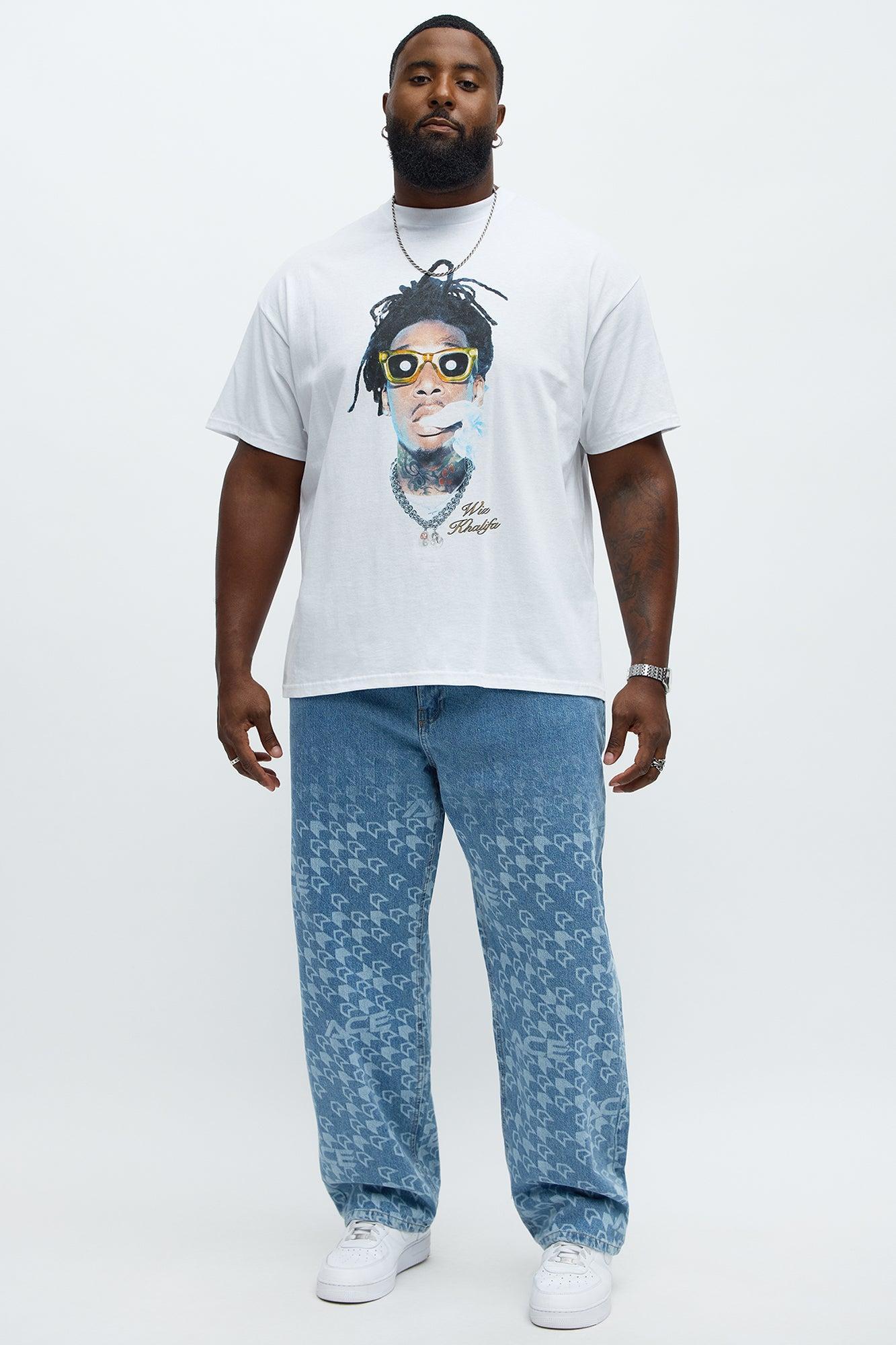 Wiz Khalifa Roll Up Short Sleeve Tee - White Product Image
