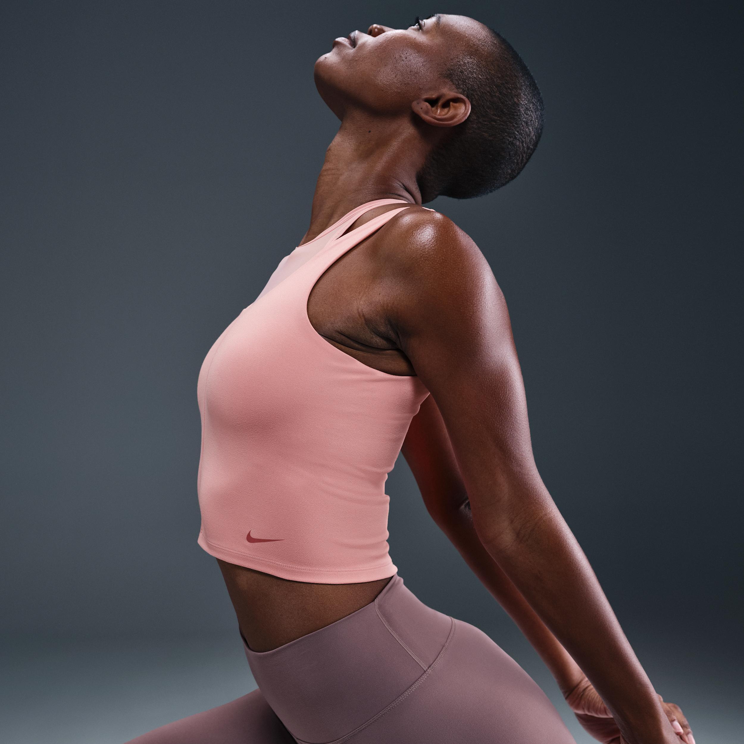 Nike Women's One Fitted Dri-FIT Cropped Tank Top Product Image