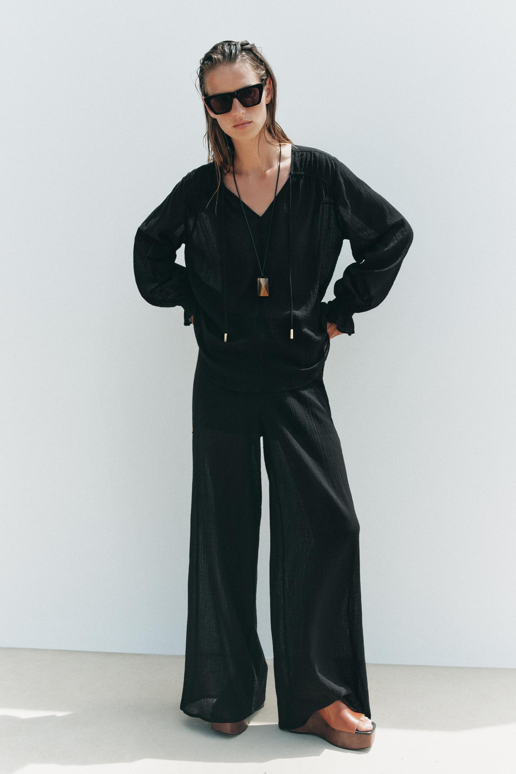 SEMI-SHEER BLOUSE Product Image